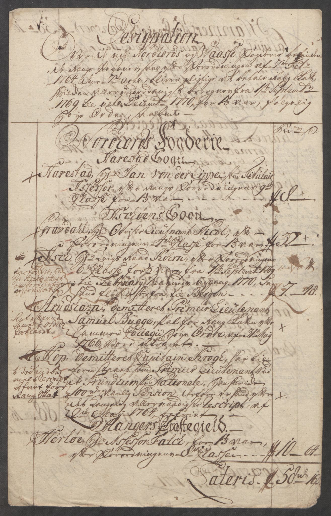 Rentekammeret inntil 1814, Reviderte regnskaper, Fogderegnskap, AV/RA-EA-4092/R51/L3303: Ekstraskatten Nordhordland og Voss, 1762-1772, p. 402