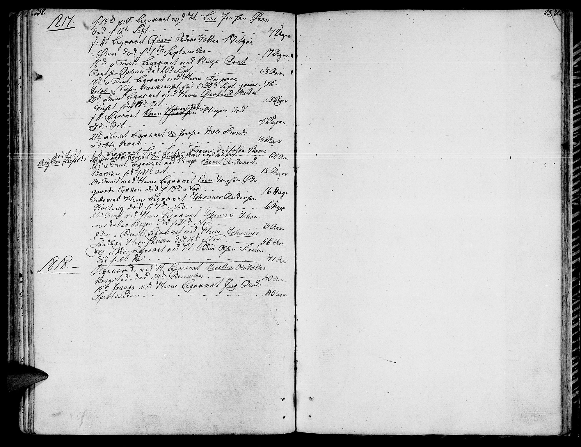Ministerialprotokoller, klokkerbøker og fødselsregistre - Sør-Trøndelag, SAT/A-1456/630/L0490: Parish register (official) no. 630A03, 1795-1818, p. 238-239