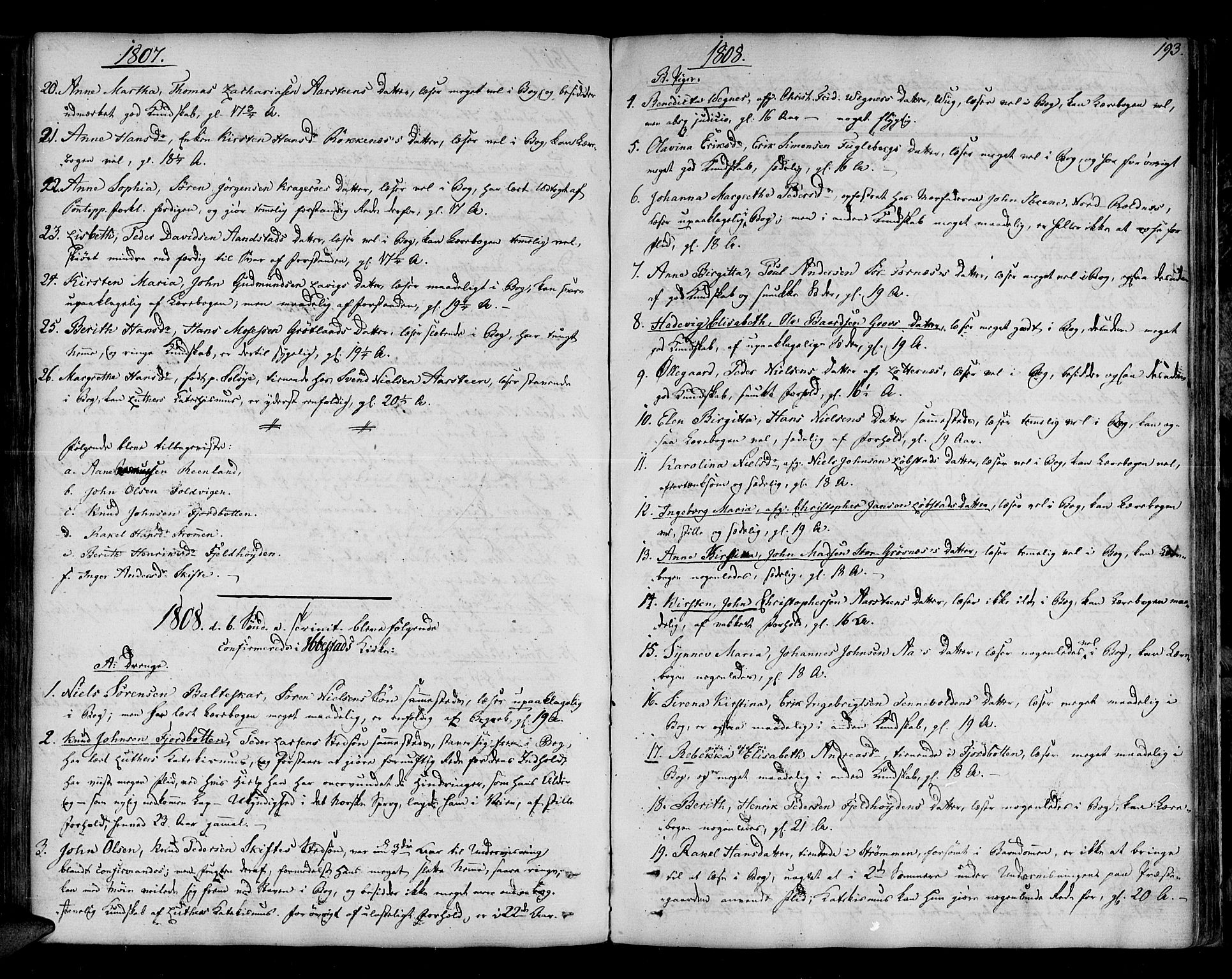 Ibestad sokneprestembete, AV/SATØ-S-0077/H/Ha/Haa/L0004kirke: Parish register (official) no. 4, 1801-1824, p. 193