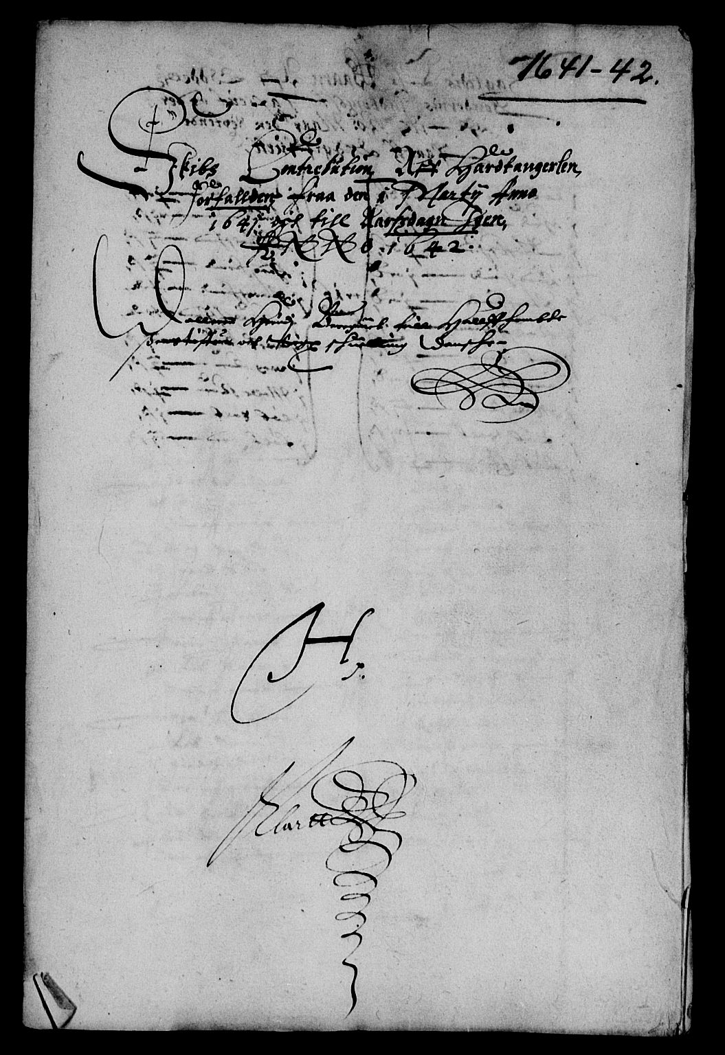 Rentekammeret inntil 1814, Reviderte regnskaper, Lensregnskaper, AV/RA-EA-5023/R/Rb/Rbt/L0092: Bergenhus len, 1641-1643