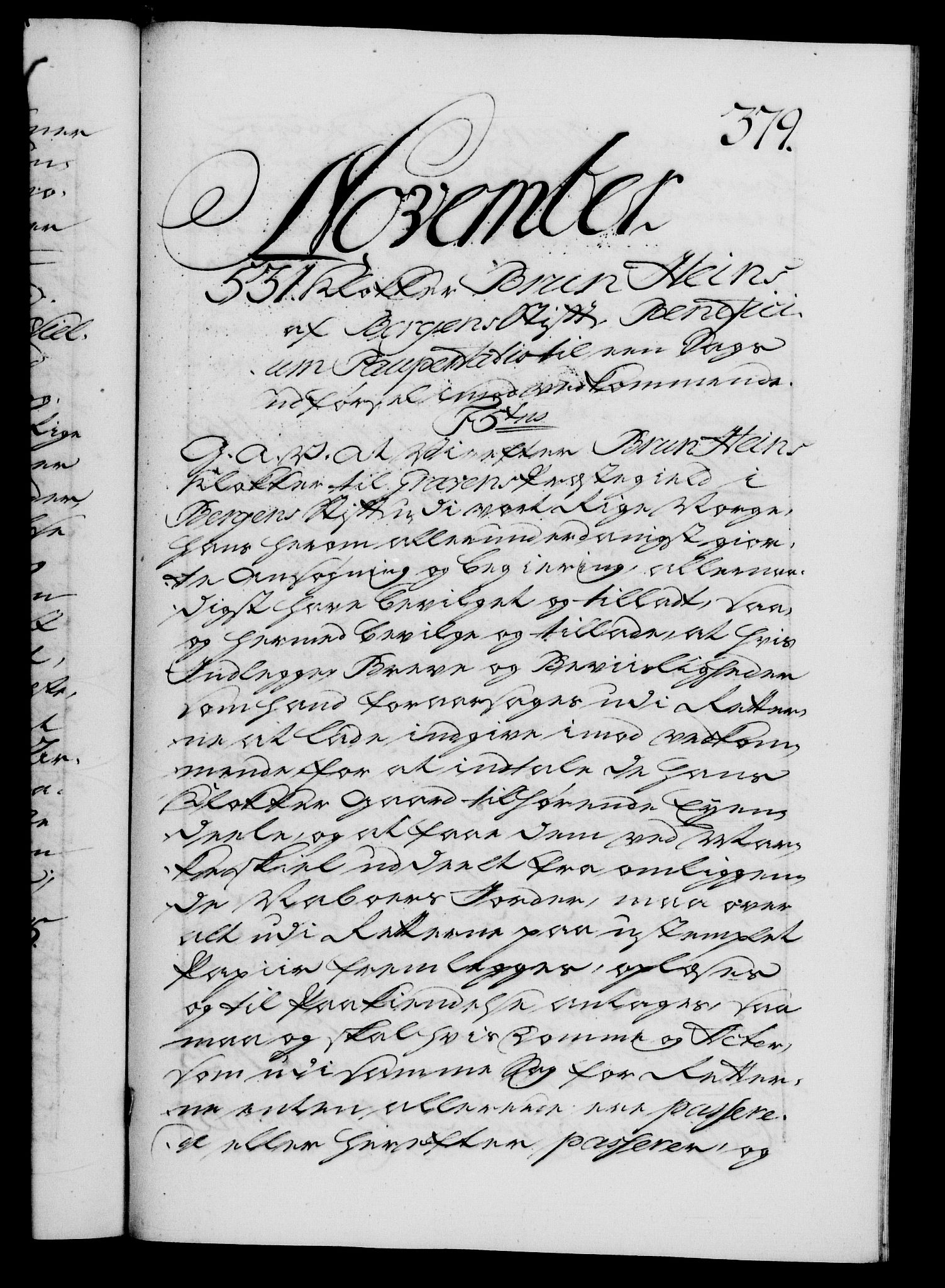 Danske Kanselli 1572-1799, AV/RA-EA-3023/F/Fc/Fca/Fcaa/L0039: Norske registre, 1755-1756, p. 379a