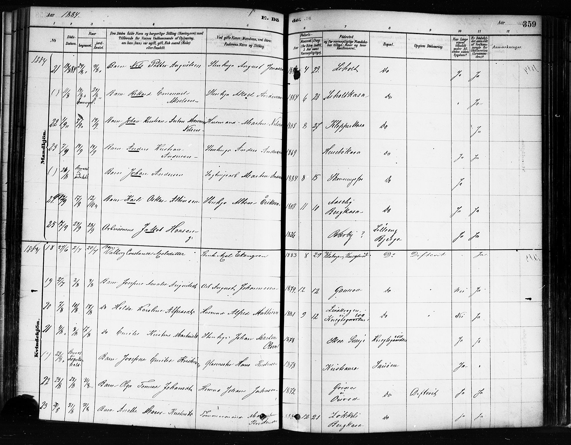 Idd prestekontor Kirkebøker, SAO/A-10911/F/Fc/L0006b: Parish register (official) no. III 6B, 1878-1903, p. 359