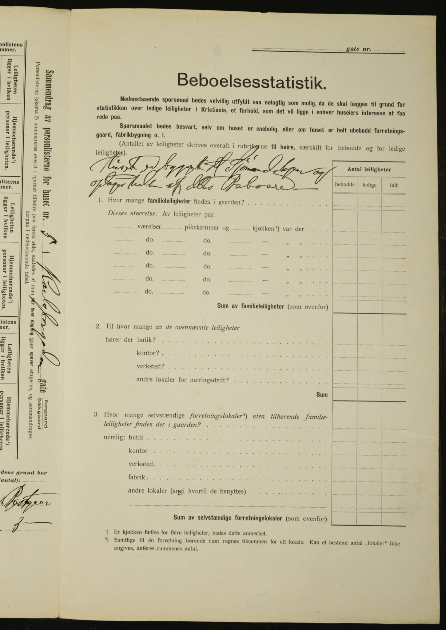 OBA, Municipal Census 1912 for Kristiania, 1912, p. 49265