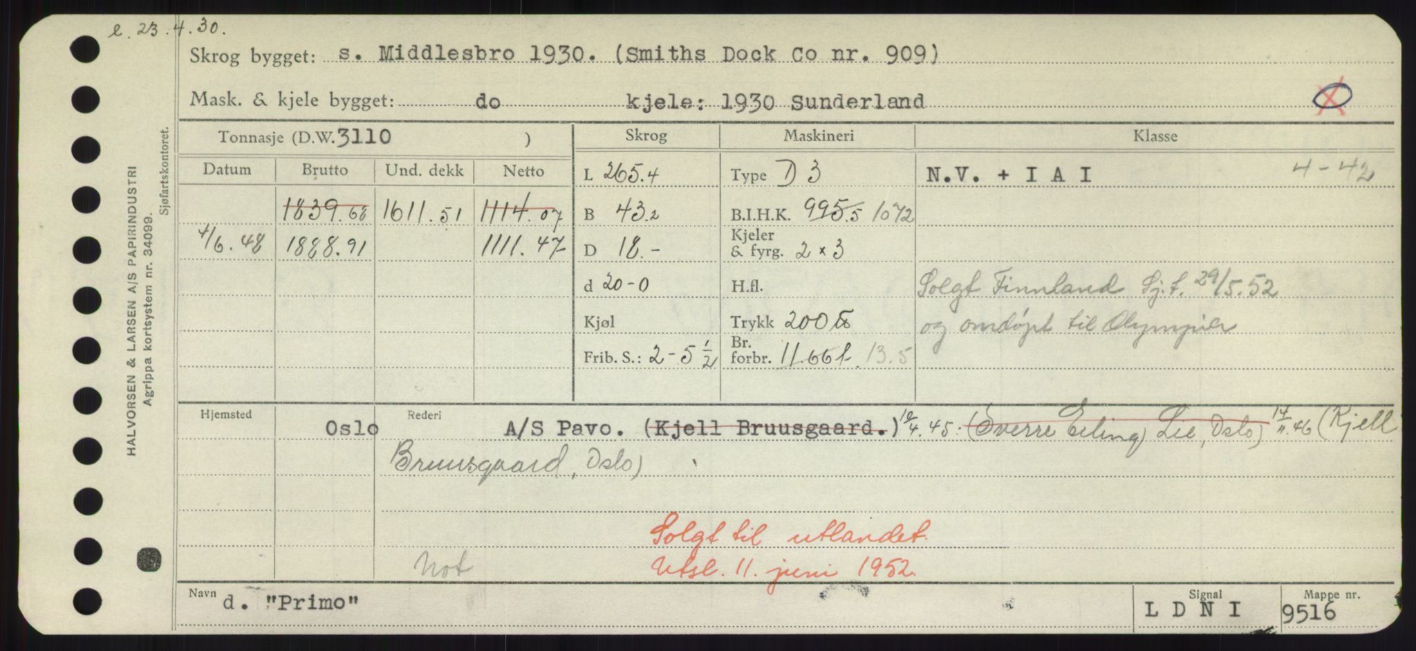 Sjøfartsdirektoratet med forløpere, Skipsmålingen, AV/RA-S-1627/H/Hd/L0029: Fartøy, P, p. 563