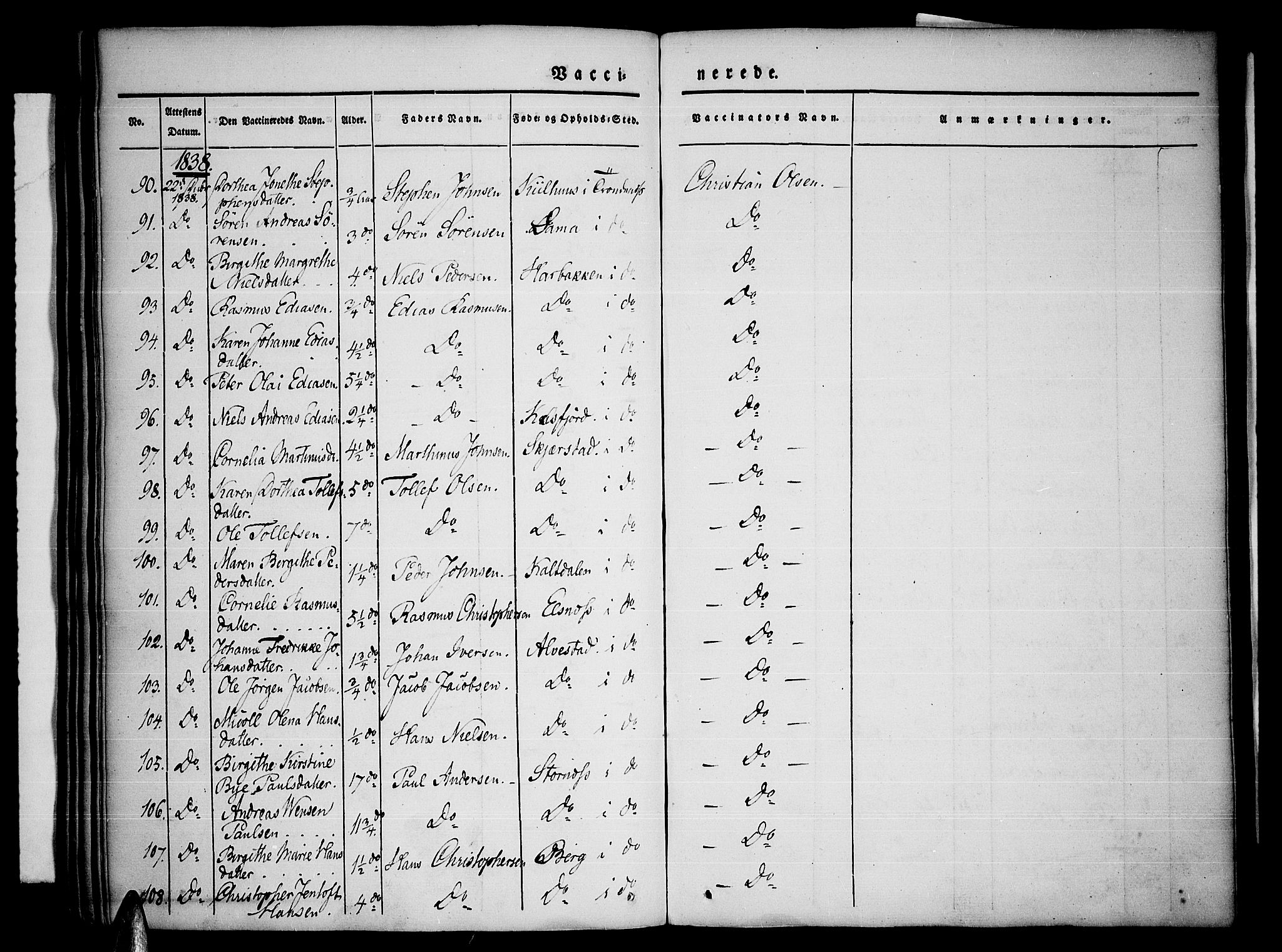 Trondenes sokneprestkontor, AV/SATØ-S-1319/H/Ha/L0007kirke: Parish register (official) no. 7, 1827-1841