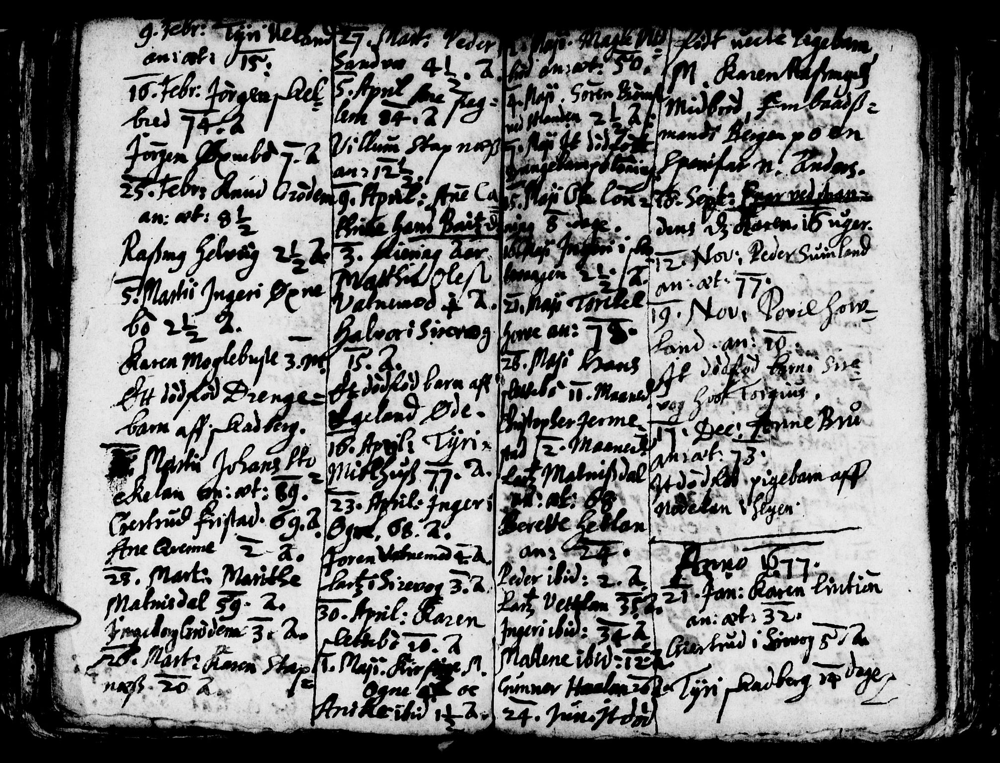 Eigersund sokneprestkontor, AV/SAST-A-101807/S08/L0001: Parish register (official) no. A 1, 1664-1717