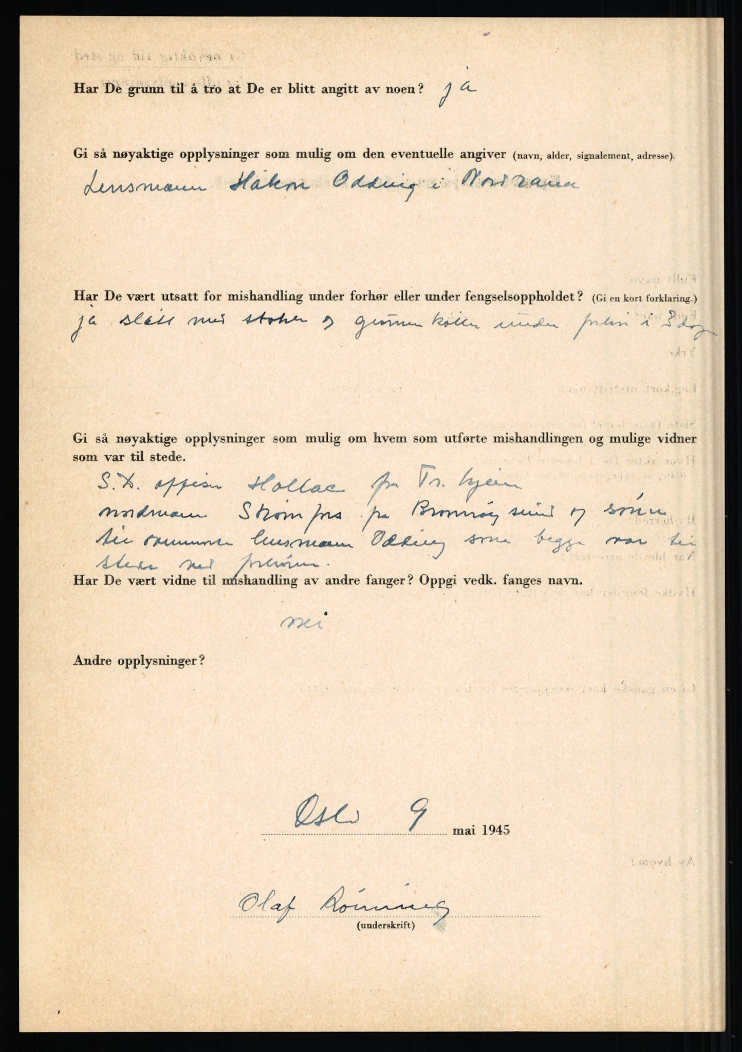 Rikspolitisjefen, AV/RA-S-1560/L/L0014: Pettersen, Aksel - Savosnick, Ernst, 1940-1945, p. 993