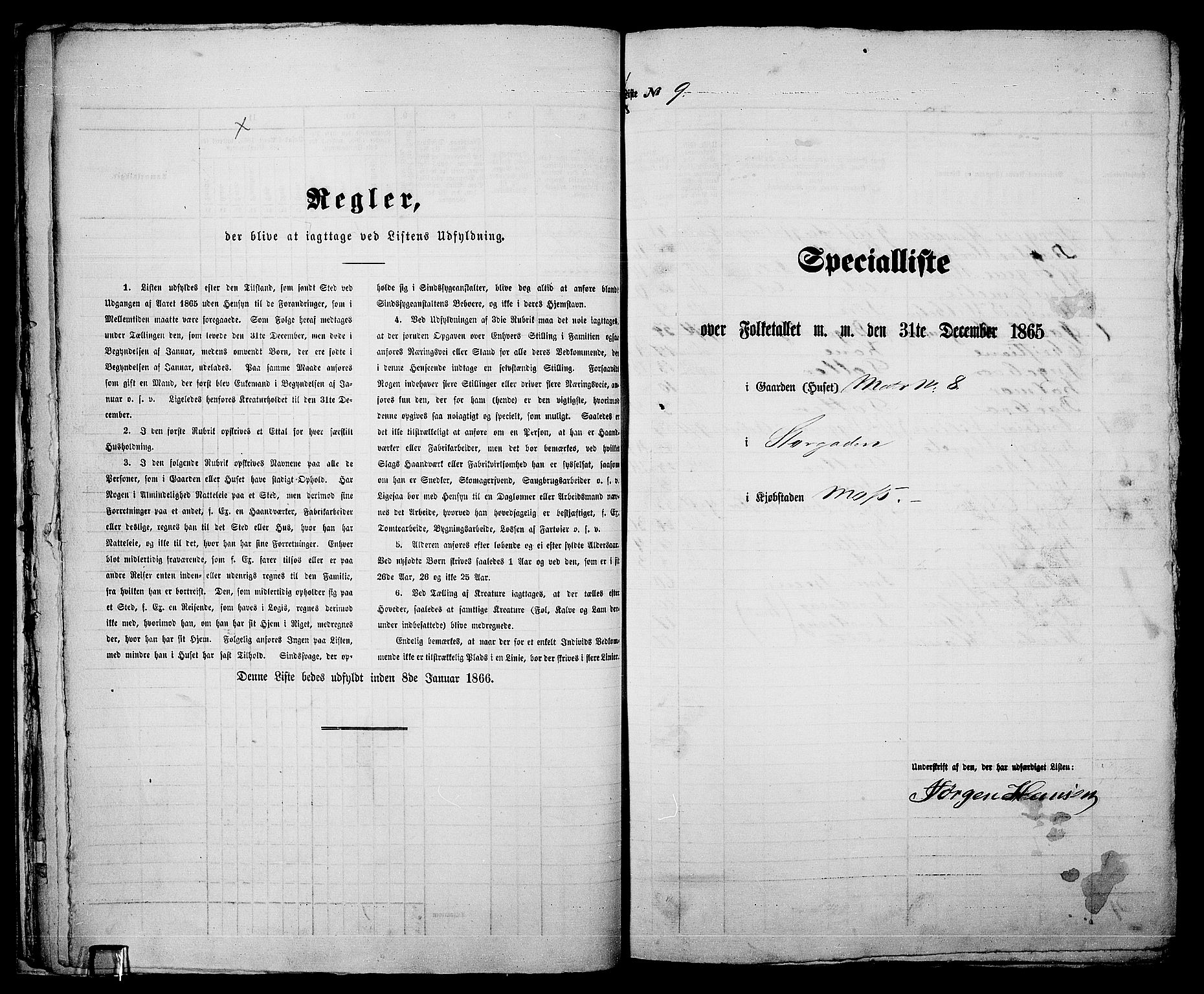 RA, 1865 census for Moss/Moss, 1865, p. 26