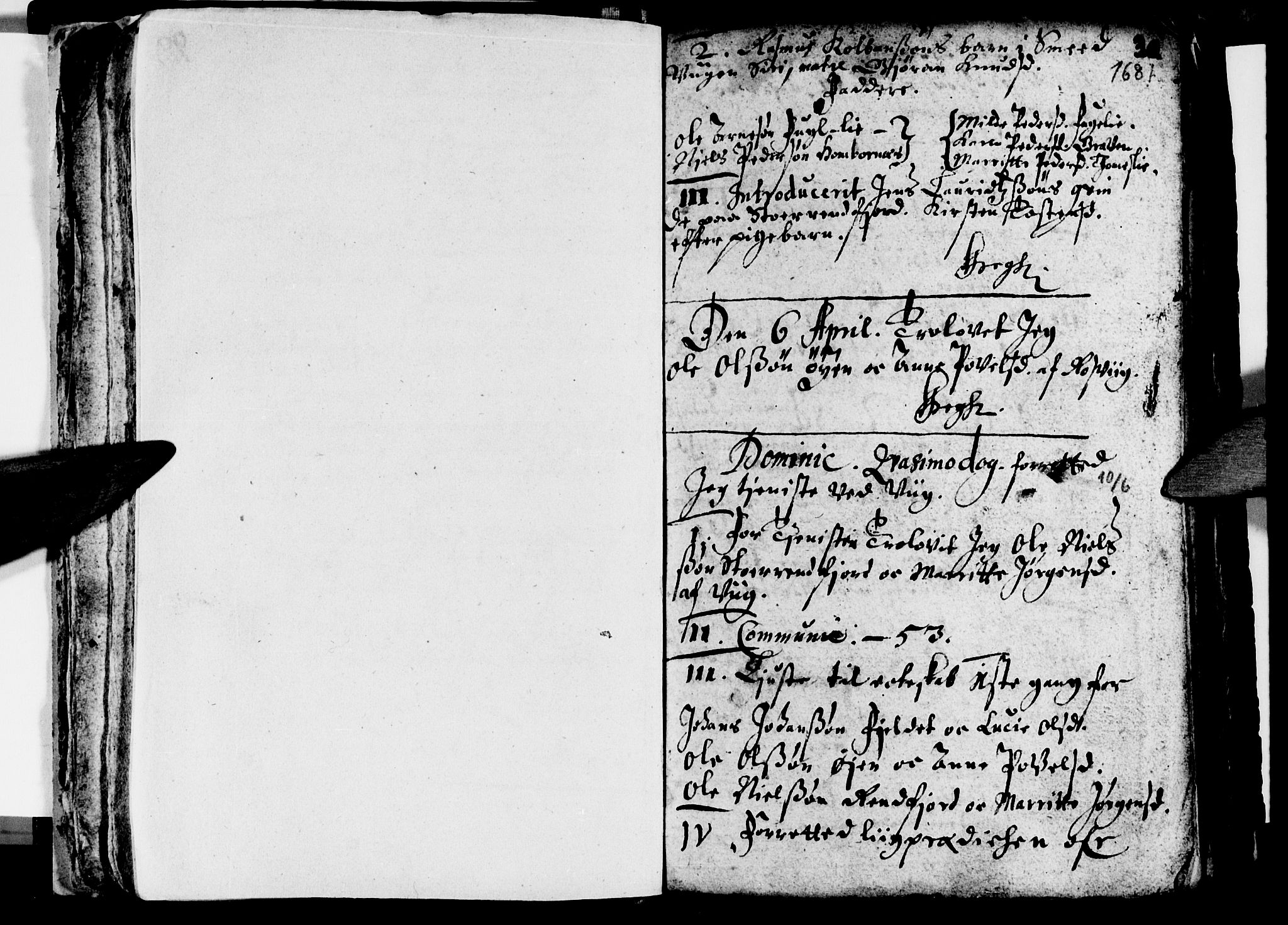 Ministerialprotokoller, klokkerbøker og fødselsregistre - Nordland, SAT/A-1459/812/L0172: Parish register (official) no. 812A01, 1677-1718, p. 30