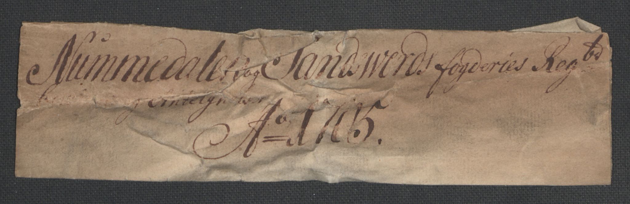 Rentekammeret inntil 1814, Reviderte regnskaper, Fogderegnskap, AV/RA-EA-4092/R24/L1583: Fogderegnskap Numedal og Sandsvær, 1705-1706, p. 3