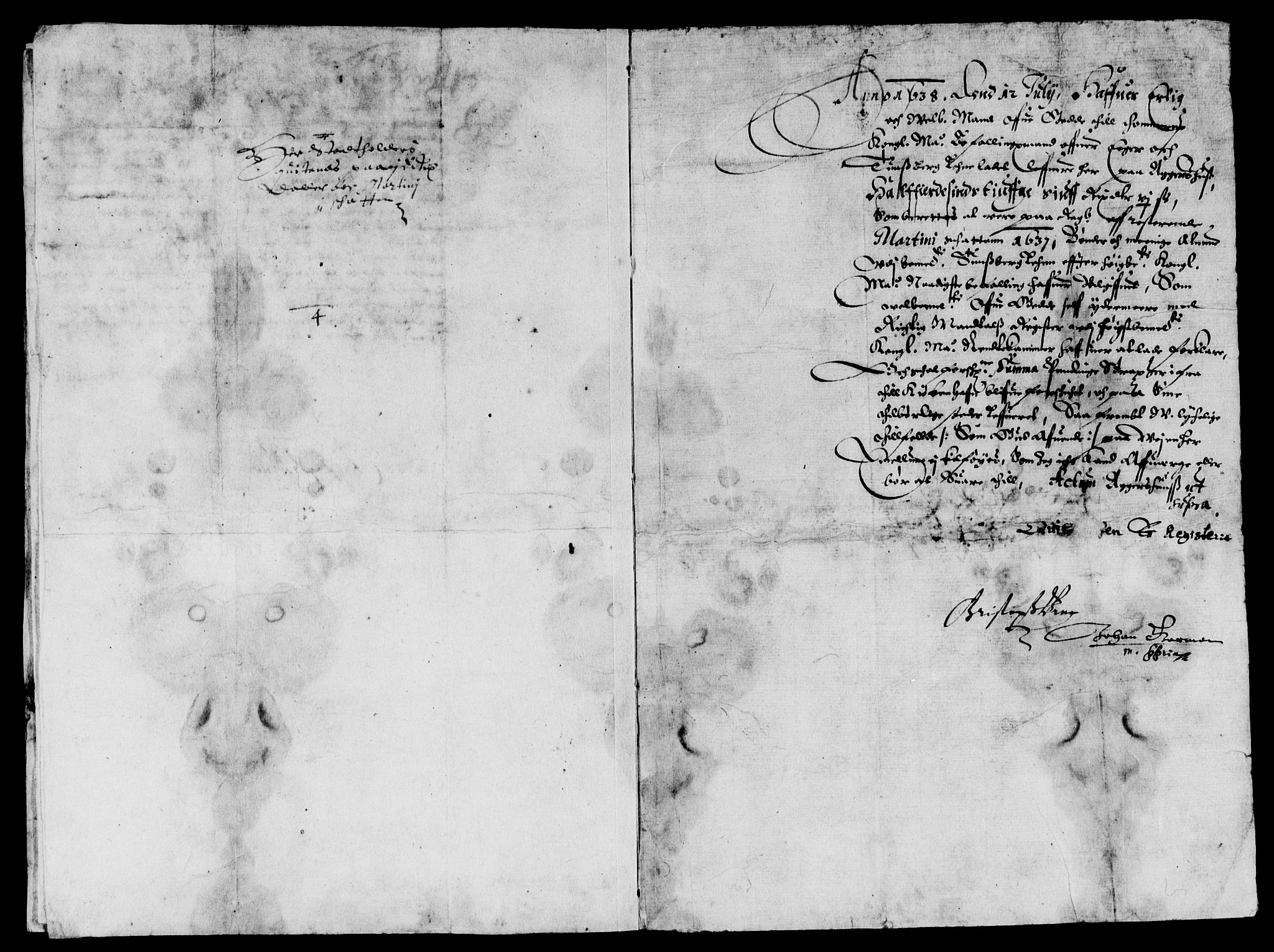 Rentekammeret inntil 1814, Reviderte regnskaper, Lensregnskaper, AV/RA-EA-5023/R/Rb/Rbo/L0017: Tønsberg len, 1636-1638