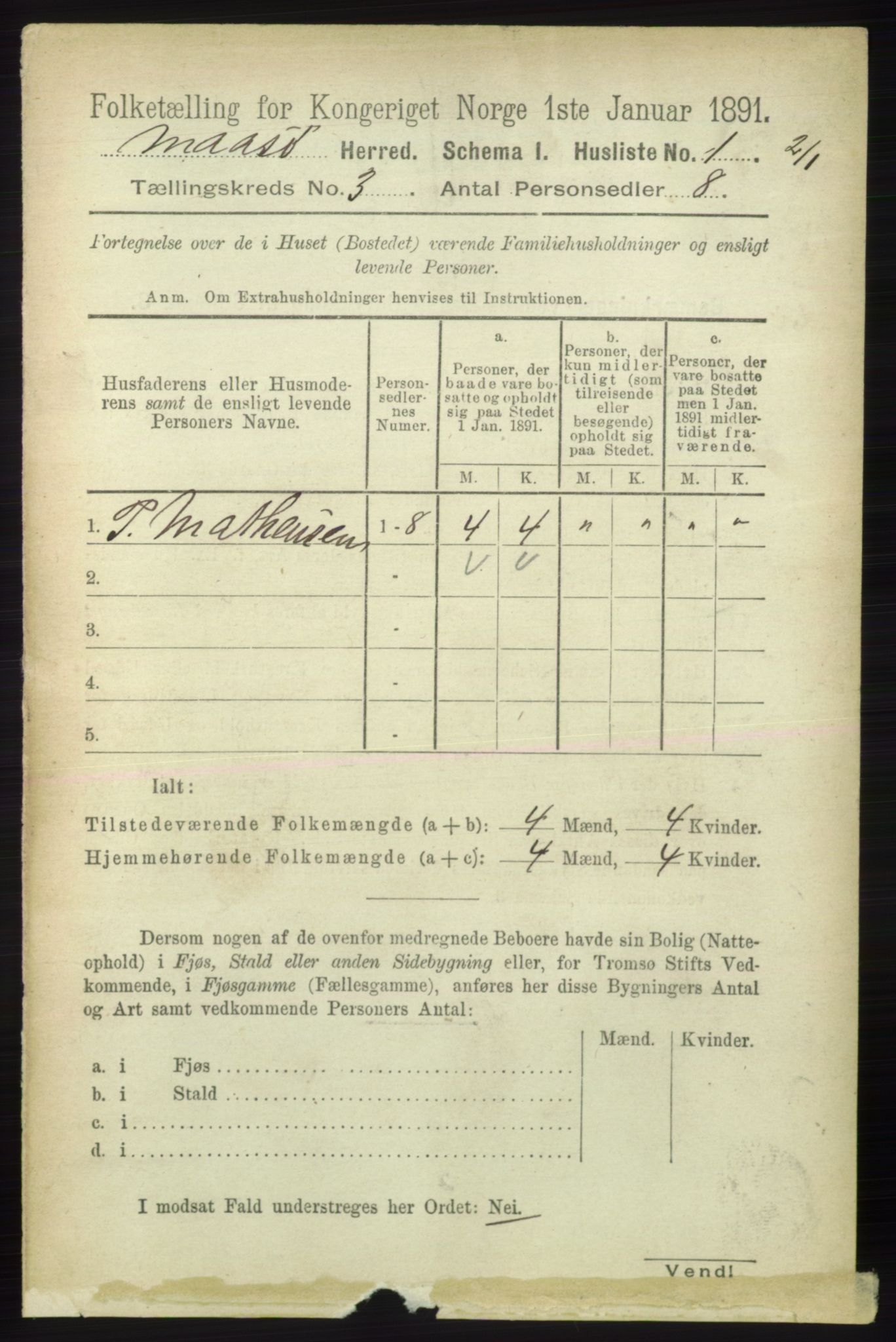 RA, 1891 census for 2018 Måsøy, 1891, p. 362