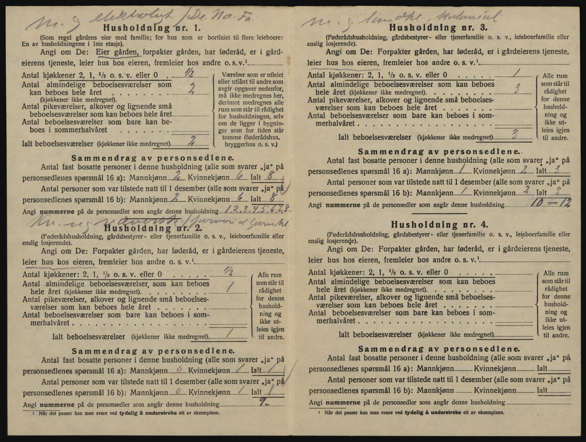 SAO, 1920 census for Glemmen, 1920, p. 2238