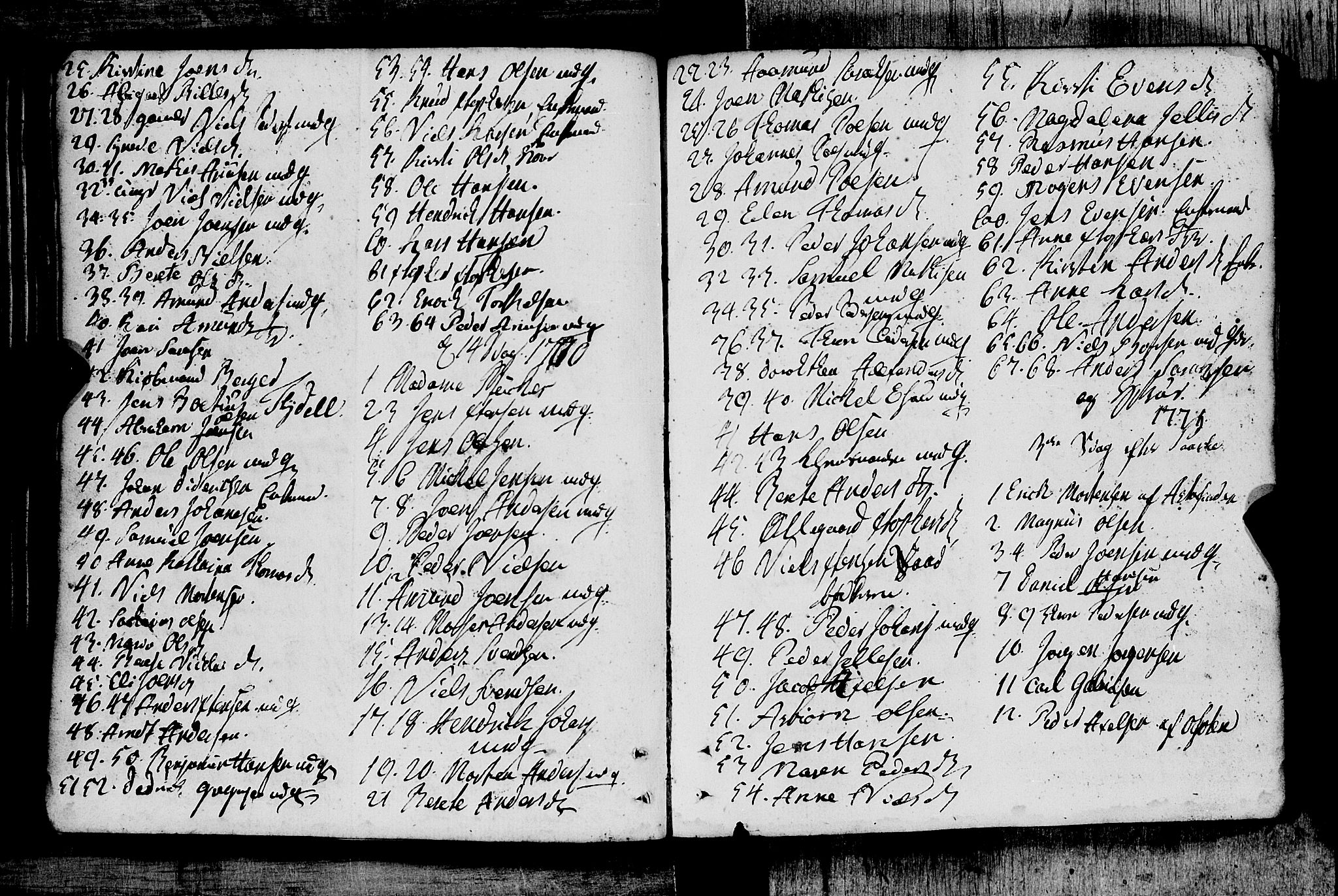Måsøy sokneprestkontor, AV/SATØ-S-1348/B/L0026: Communicants register no. 26 (1), 1749-1804
