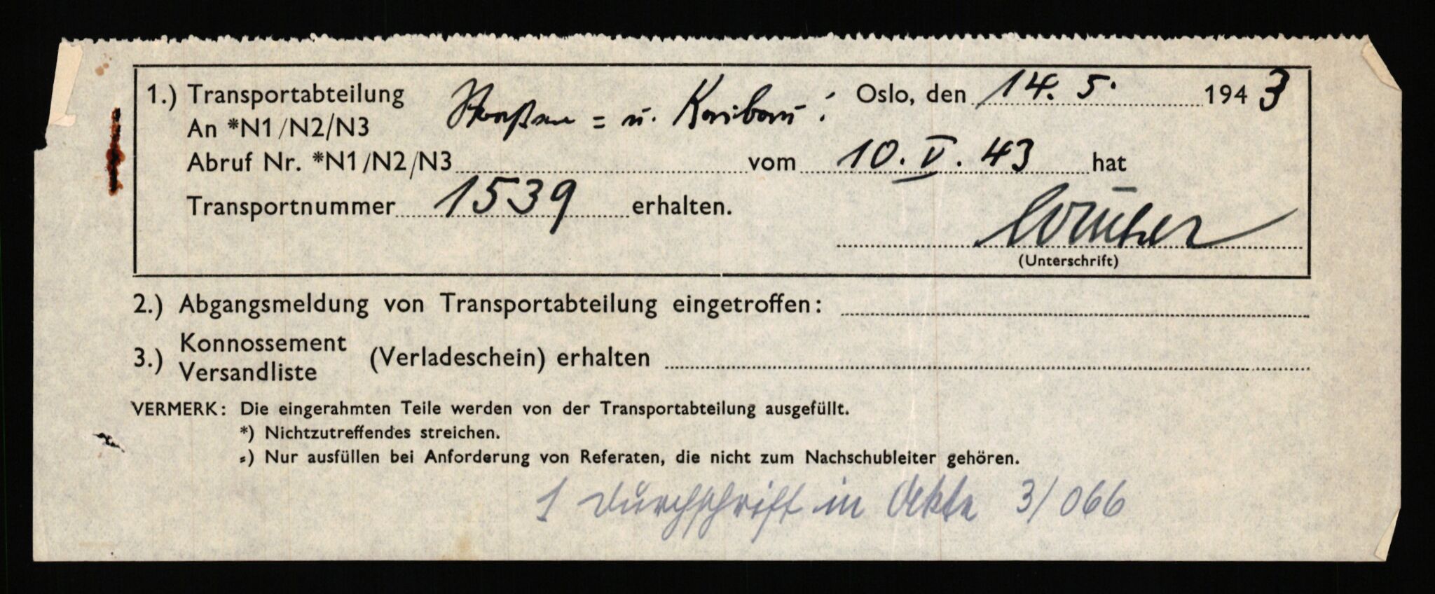 Tyske arkiver, Organisation Todt (OT), Einsatzgruppe Wiking, AV/RA-RAFA-2188/1/E/E2/E2d/L0023: Fähren und Anlegen, 1942-1944, p. 121