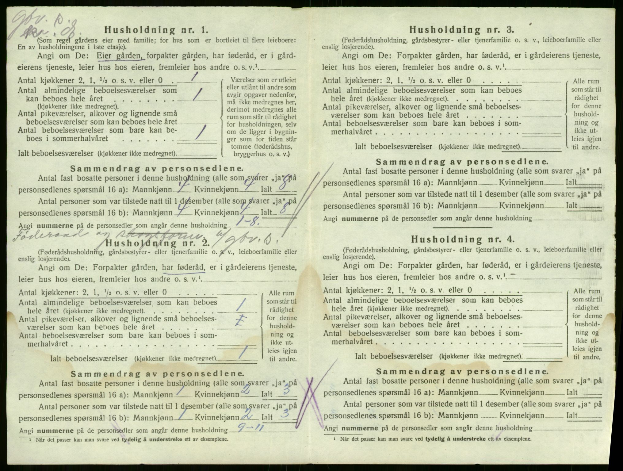 SAKO, 1920 census for Sande, 1920, p. 752