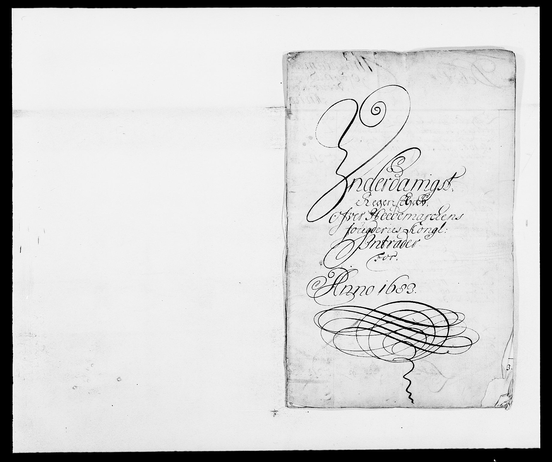 Rentekammeret inntil 1814, Reviderte regnskaper, Fogderegnskap, AV/RA-EA-4092/R16/L1024: Fogderegnskap Hedmark, 1683, p. 2