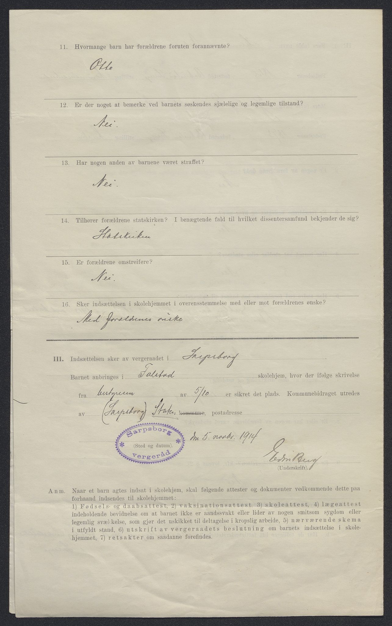 Falstad skolehjem, AV/RA-S-1676/E/Eb/L0013: Elevmapper løpenr.. 286-307, 1914-1922, p. 356