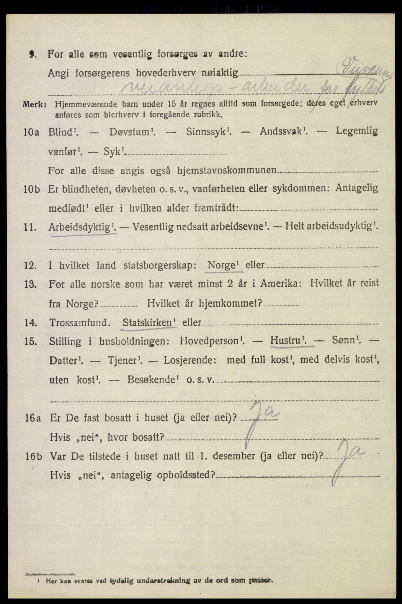 SAH, 1920 census for Ringsaker, 1920, p. 28591