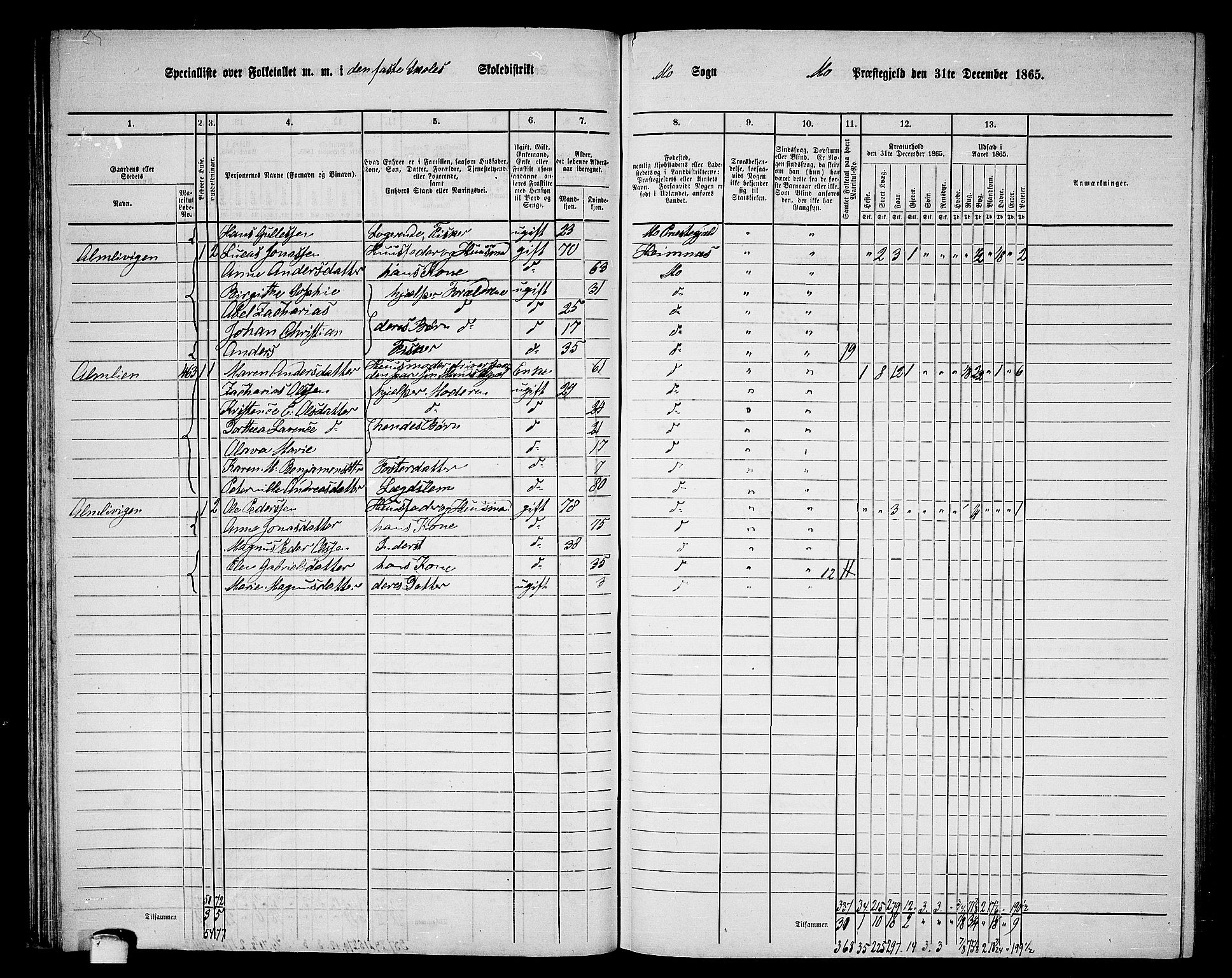 RA, 1865 census for Mo, 1865, p. 58