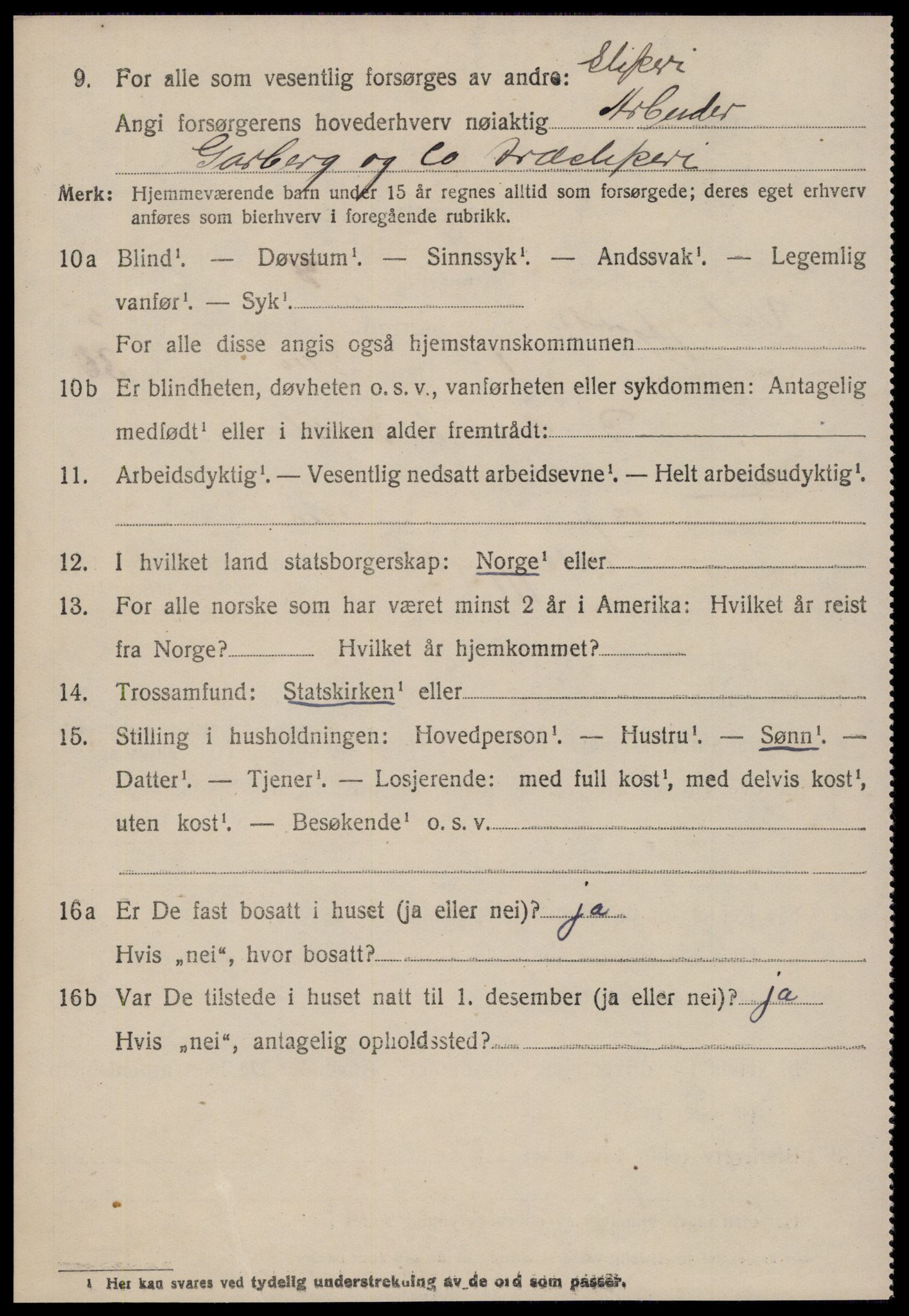 SAT, 1920 census for Valsøyfjord, 1920, p. 2386