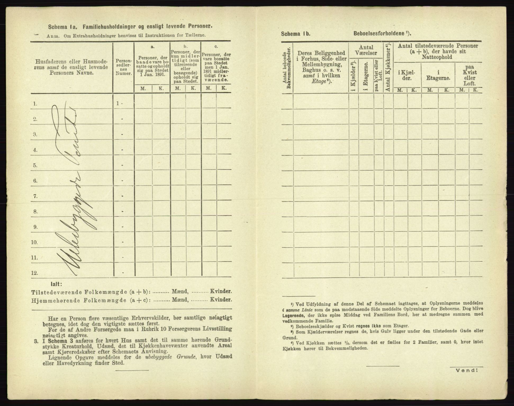 RA, 1891 census for 0101 Fredrikshald, 1891, p. 713