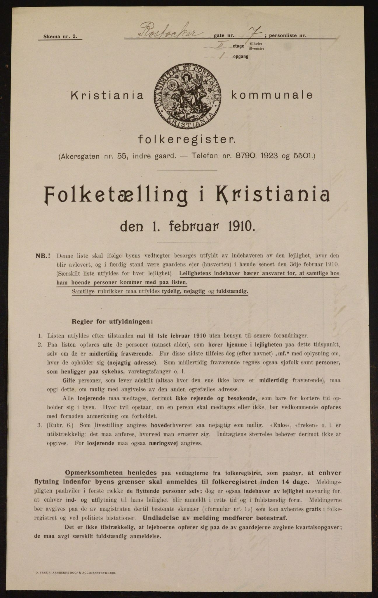 OBA, Municipal Census 1910 for Kristiania, 1910, p. 80874