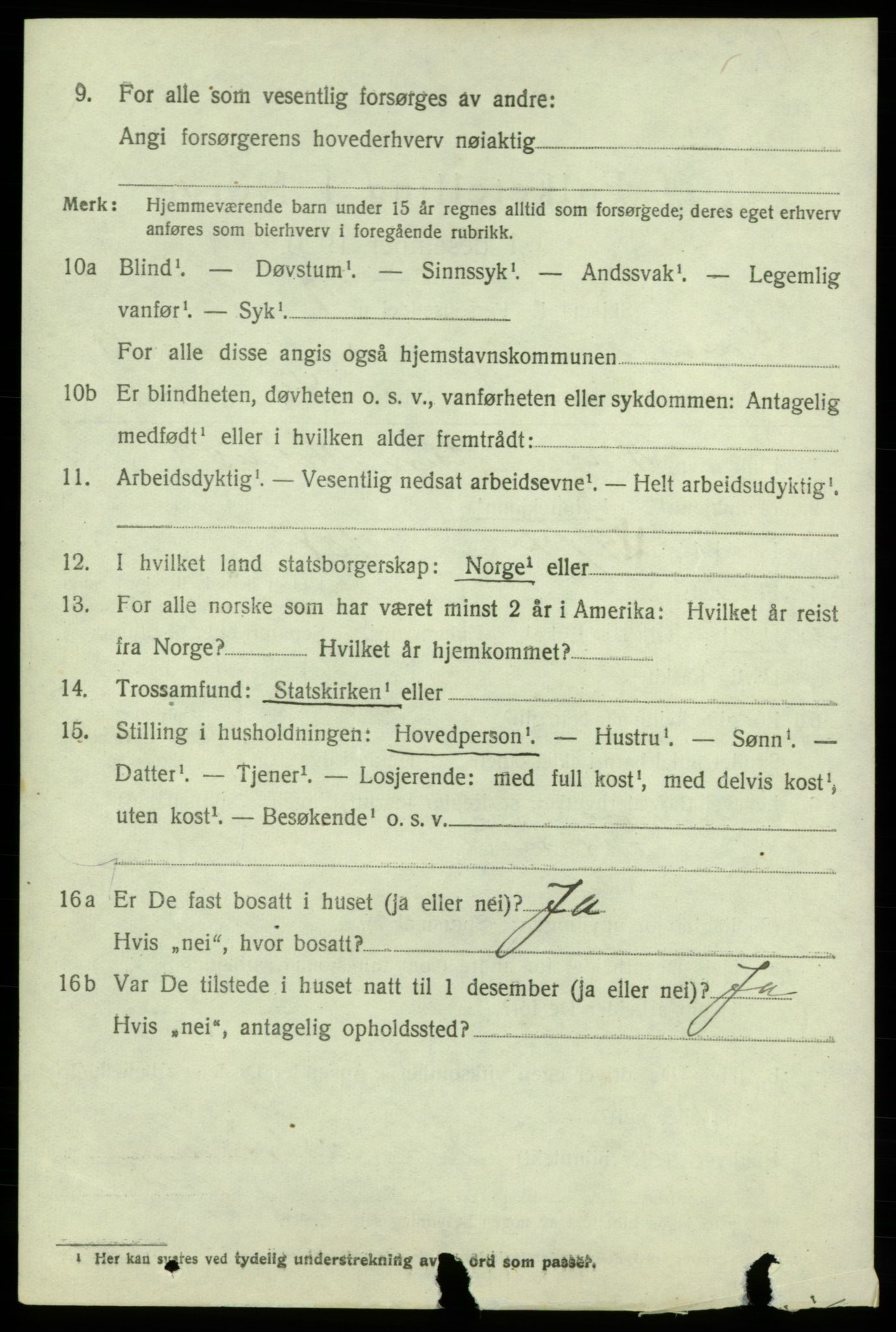 SAB, 1920 census for Kvinnherad, 1920, p. 6217