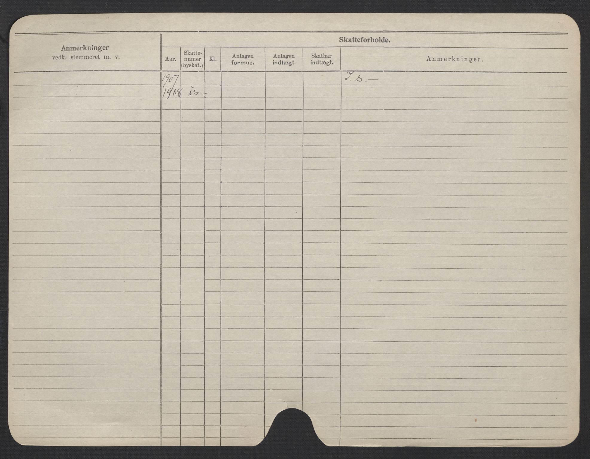 Oslo folkeregister, Registerkort, AV/SAO-A-11715/F/Fa/Fac/L0020: Kvinner, 1906-1914, p. 827b