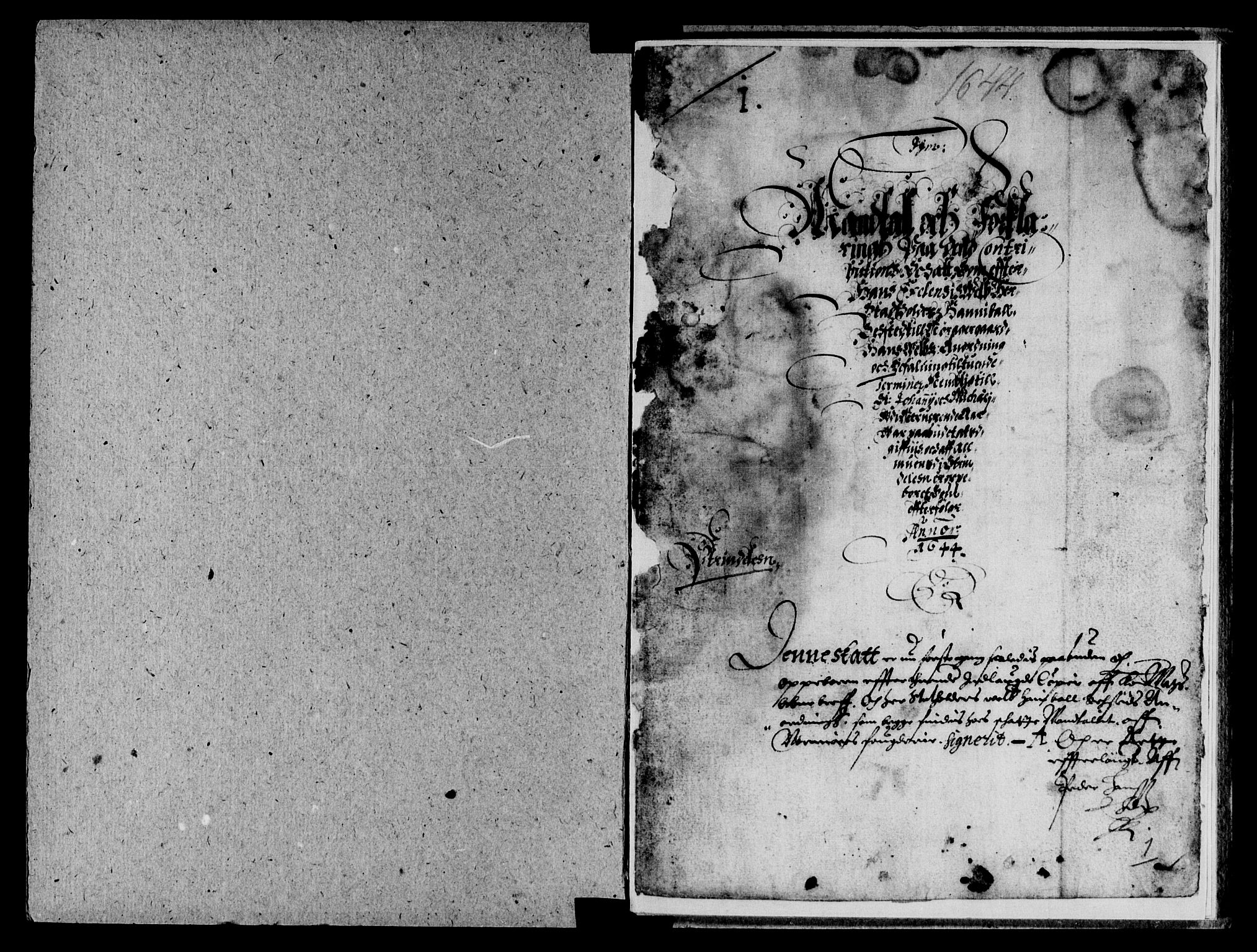 Rentekammeret inntil 1814, Reviderte regnskaper, Lensregnskaper, AV/RA-EA-5023/R/Rb/Rbw/L0083: Trondheim len, 1644-1646