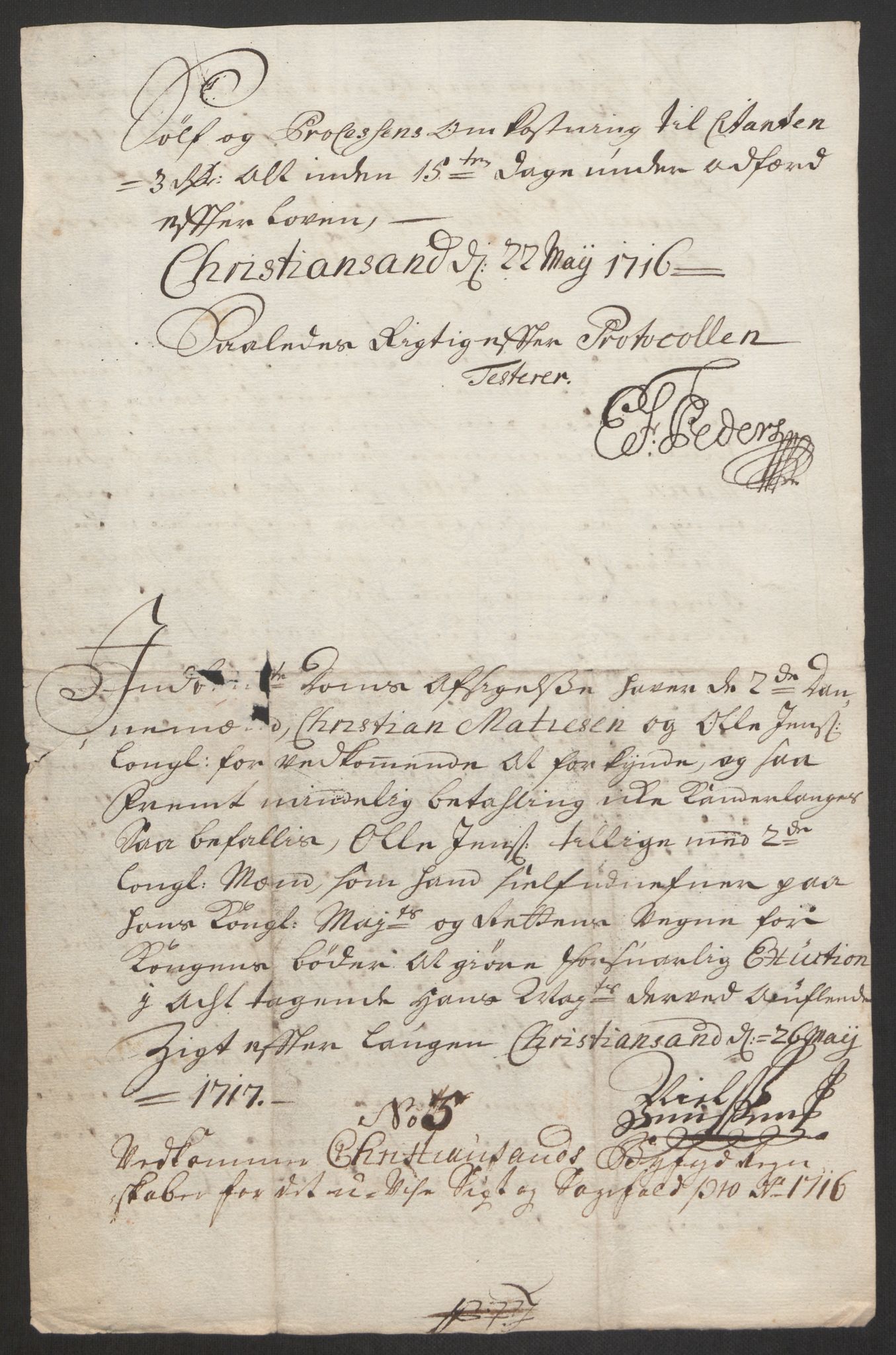 Rentekammeret inntil 1814, Reviderte regnskaper, Byregnskaper, AV/RA-EA-4066/R/Rm/L0285: [M18] Sikt og sakefall, 1681-1718, p. 533