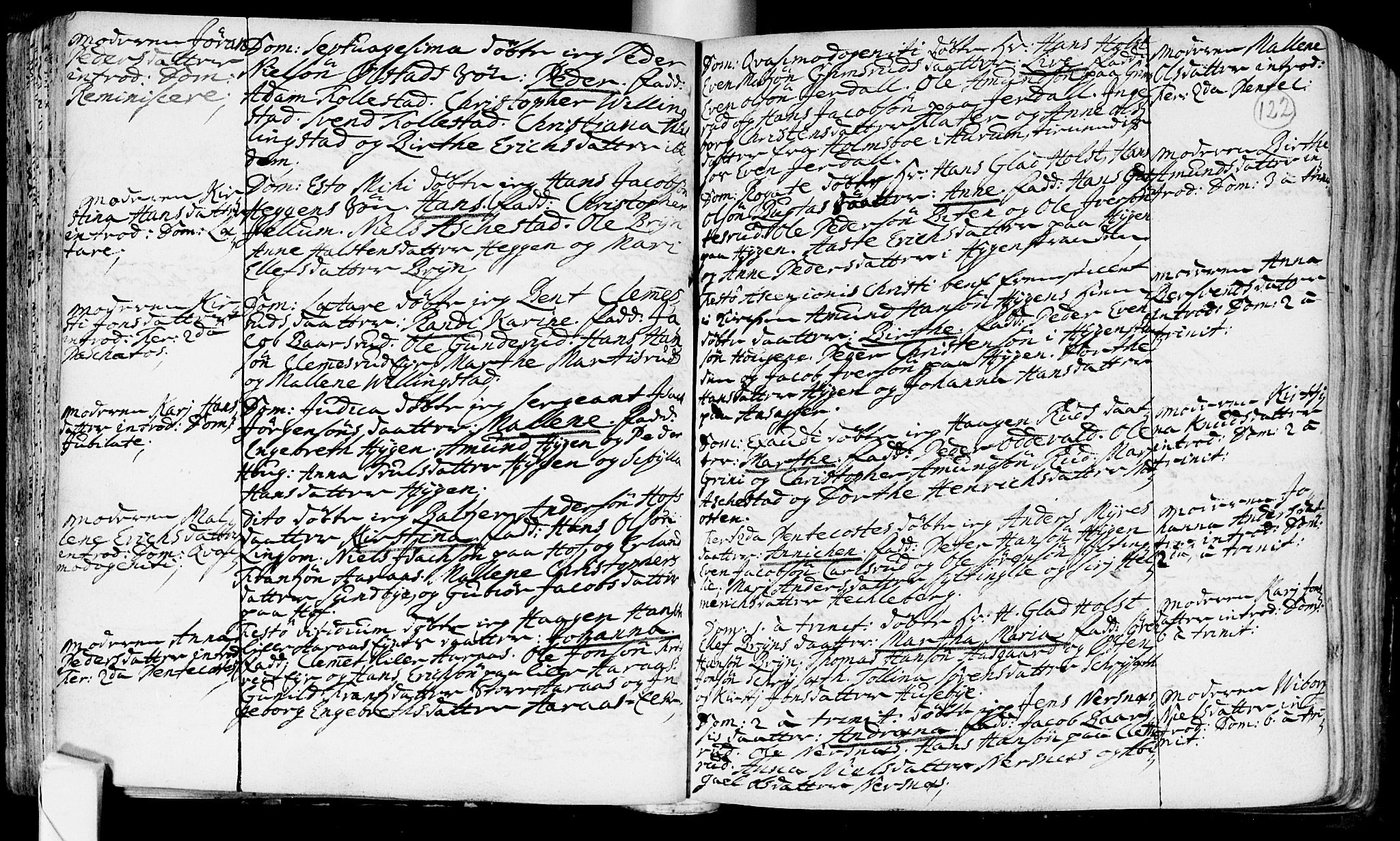 Røyken kirkebøker, SAKO/A-241/F/Fa/L0002: Parish register (official) no. 2, 1731-1782, p. 122