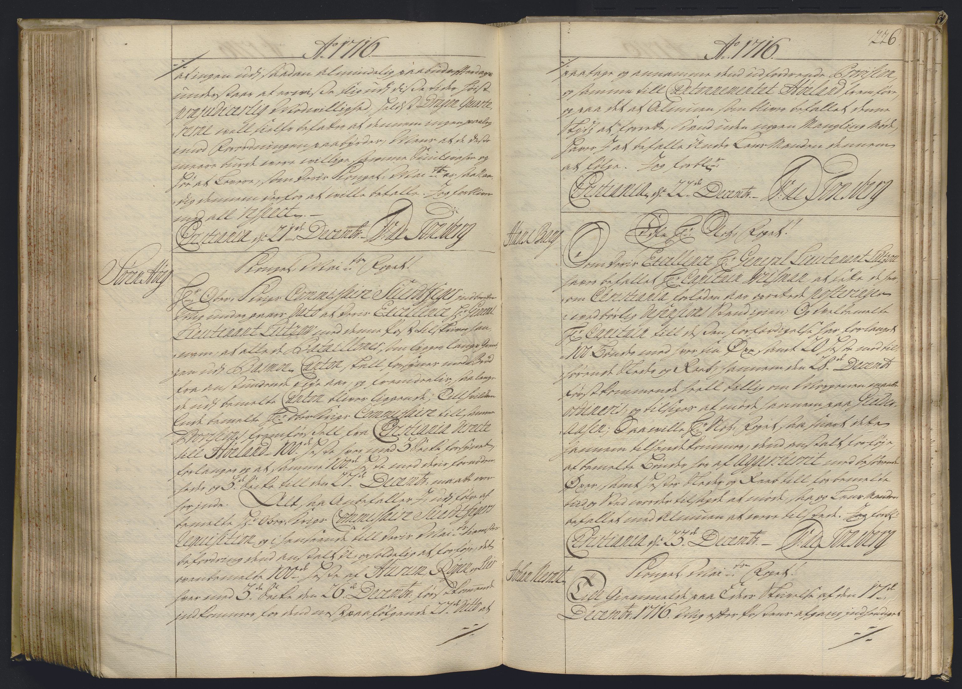 Kristiania stiftamt, AV/SAO-A-10386/B/Ba/L0004: Kopibok, 1715-1717, p. 225b-226a