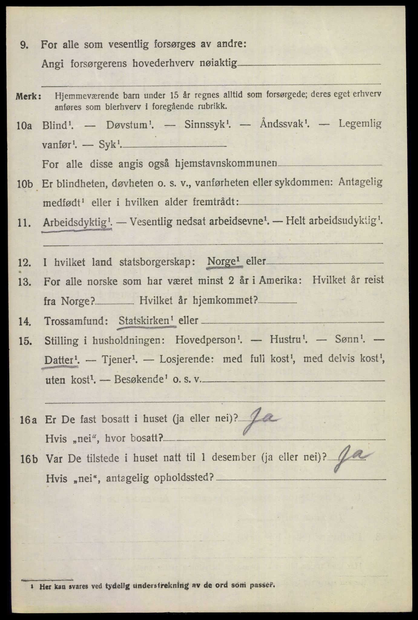 SAKO, 1920 census for Norderhov, 1920, p. 20311