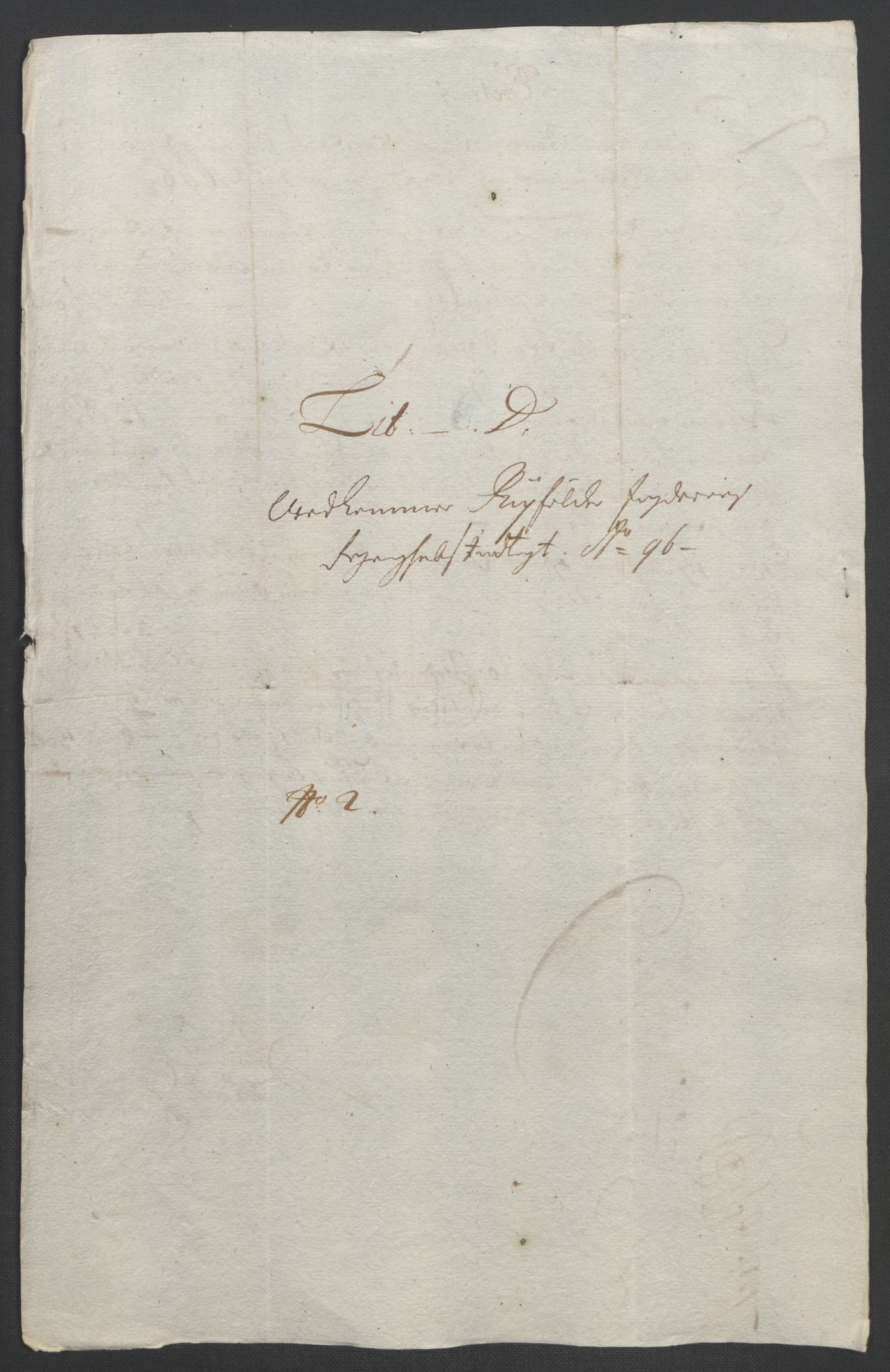 Rentekammeret inntil 1814, Reviderte regnskaper, Fogderegnskap, RA/EA-4092/R47/L2857: Fogderegnskap Ryfylke, 1694-1696, p. 262