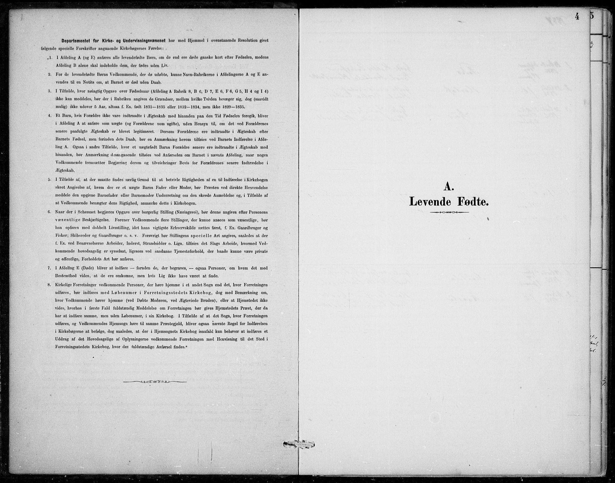 Strandebarm sokneprestembete, SAB/A-78401/H/Haa: Parish register (official) no. D  1, 1886-1912, p. 4