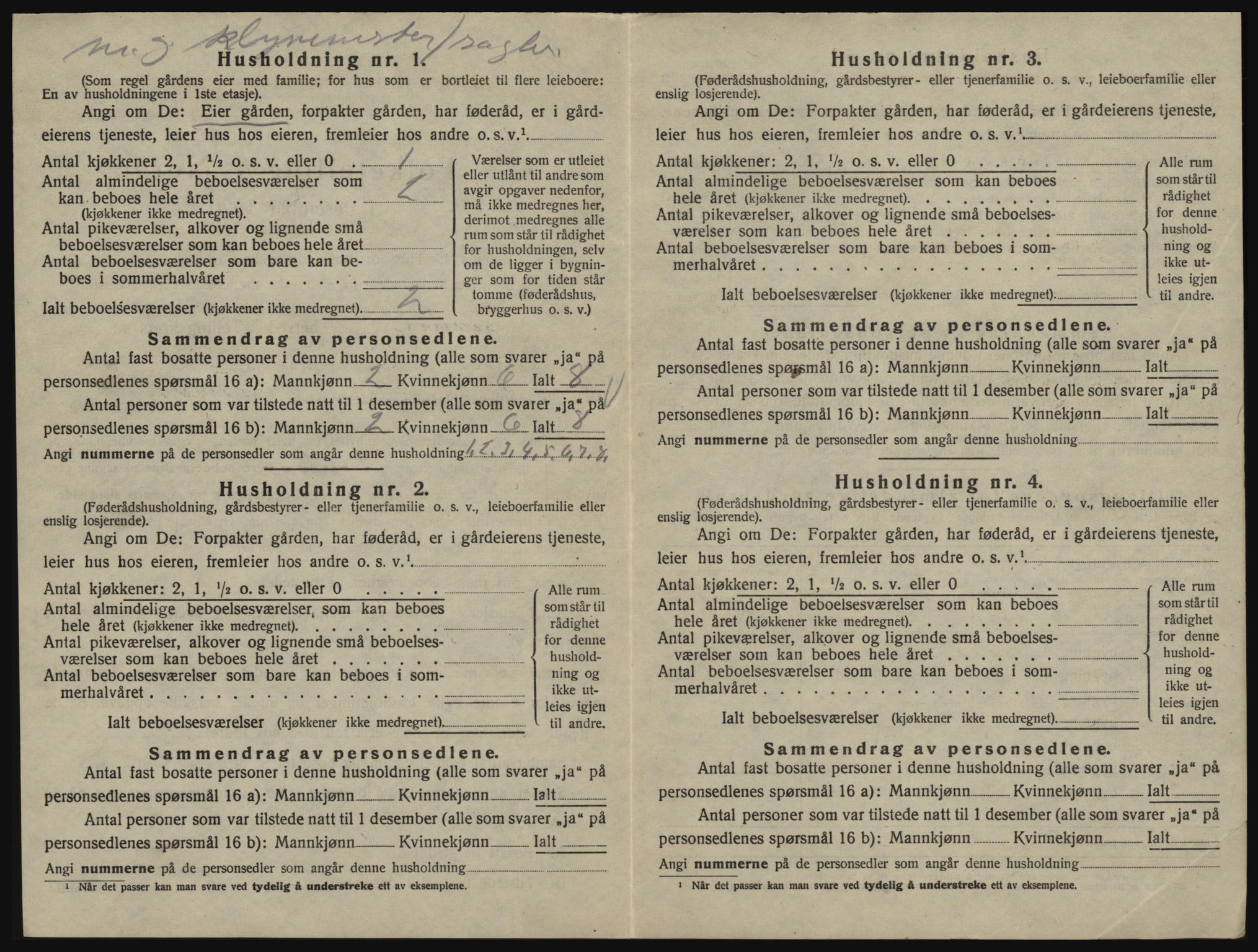 SAO, 1920 census for Glemmen, 1920, p. 2028