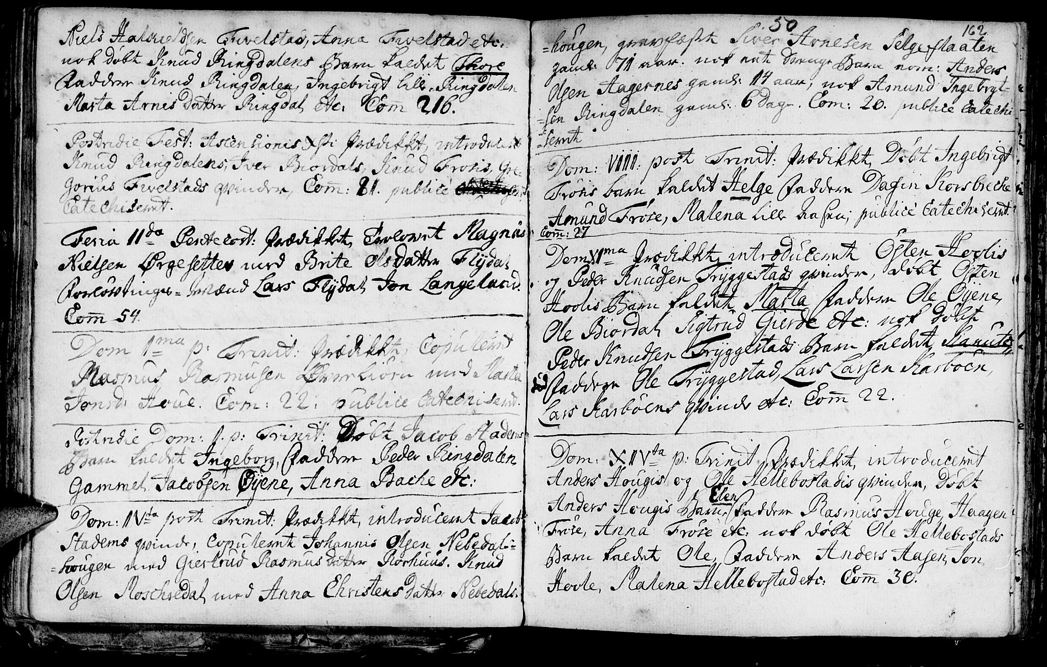 Ministerialprotokoller, klokkerbøker og fødselsregistre - Møre og Romsdal, SAT/A-1454/519/L0241: Parish register (official) no. 519A01 /2, 1736-1760, p. 162