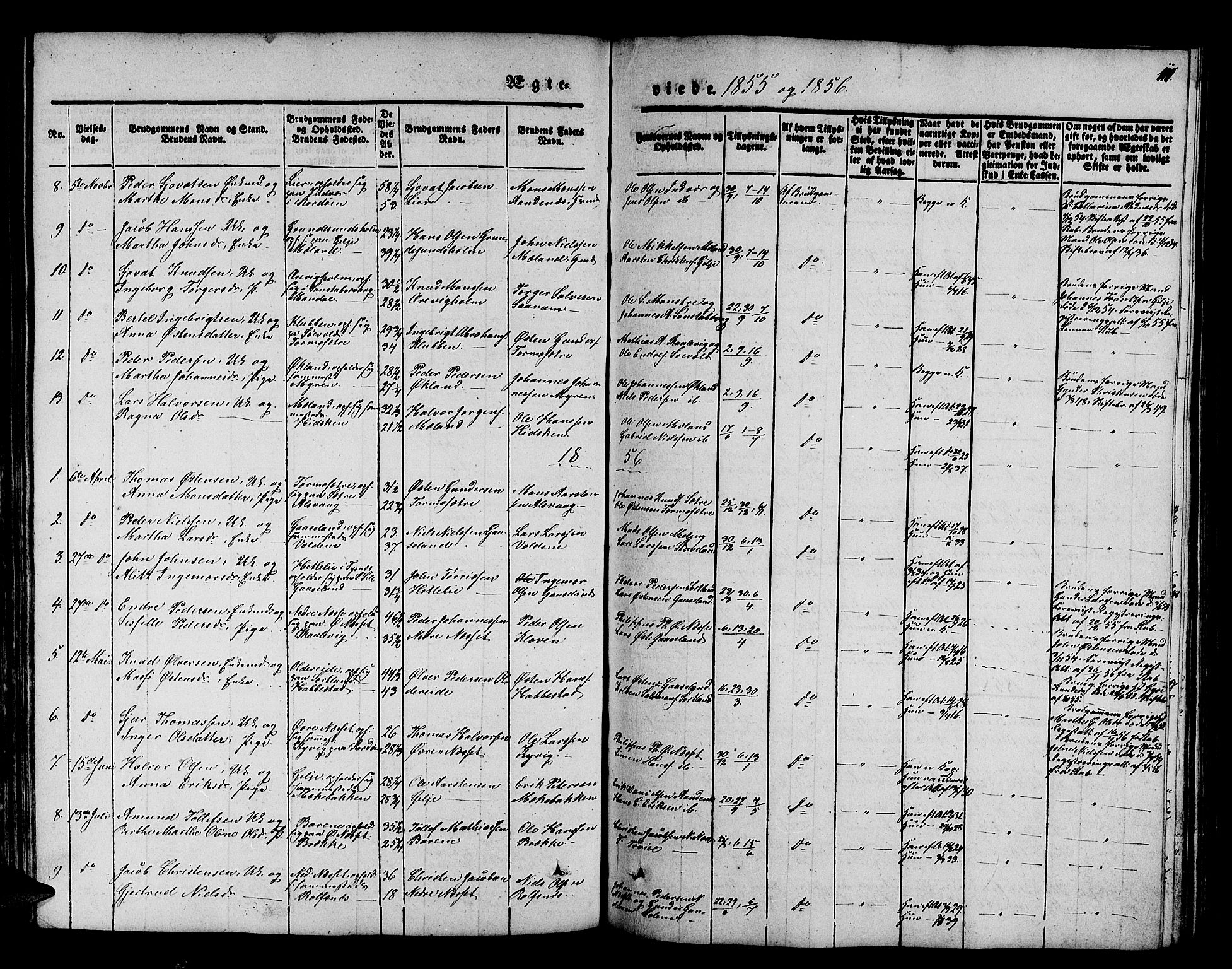 Finnås sokneprestembete, AV/SAB-A-99925/H/Ha/Hab/Habb/L0001: Parish register (copy) no. B 1, 1851-1870, p. 111