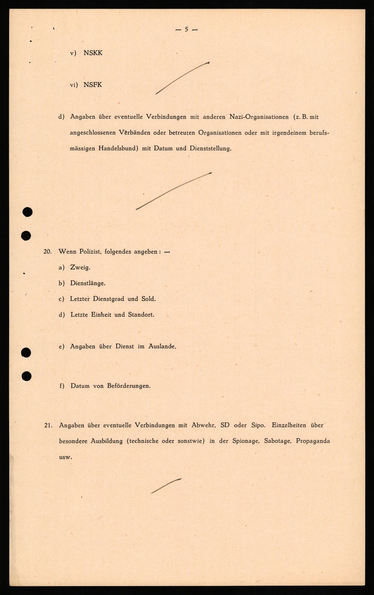 Forsvaret, Forsvarets overkommando II, AV/RA-RAFA-3915/D/Db/L0025: CI Questionaires. Tyske okkupasjonsstyrker i Norge. Tyskere., 1945-1946, p. 466