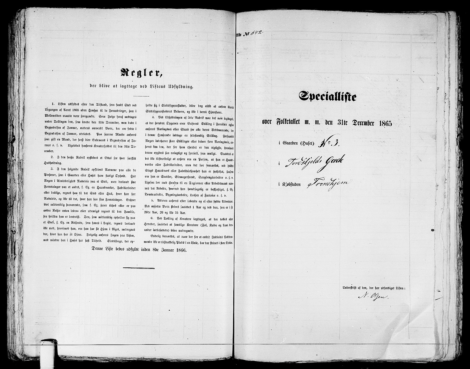 RA, 1865 census for Trondheim, 1865, p. 1333