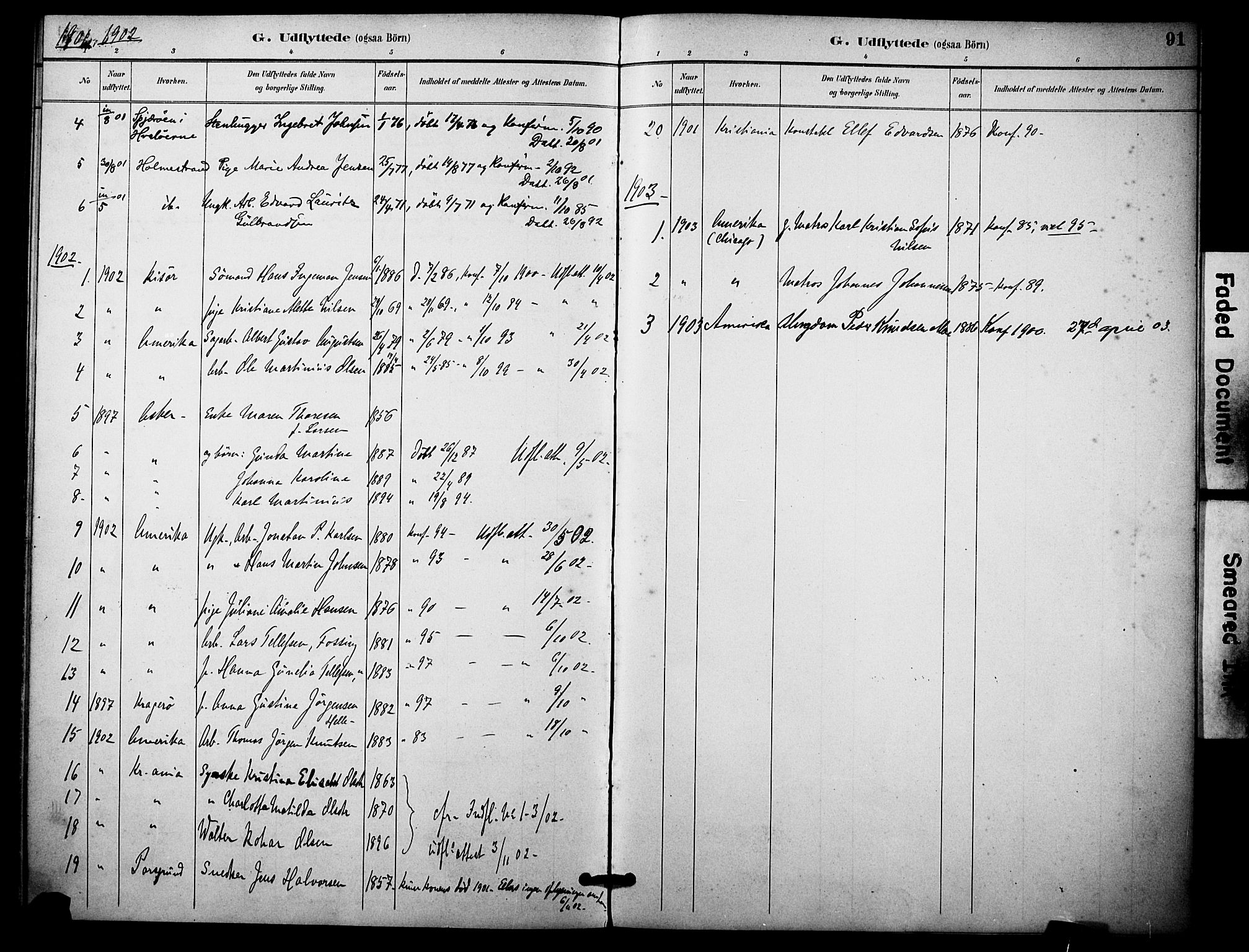 Skåtøy kirkebøker, SAKO/A-304/F/Fa/L0004: Parish register (official) no. I 4, 1884-1900, p. 91