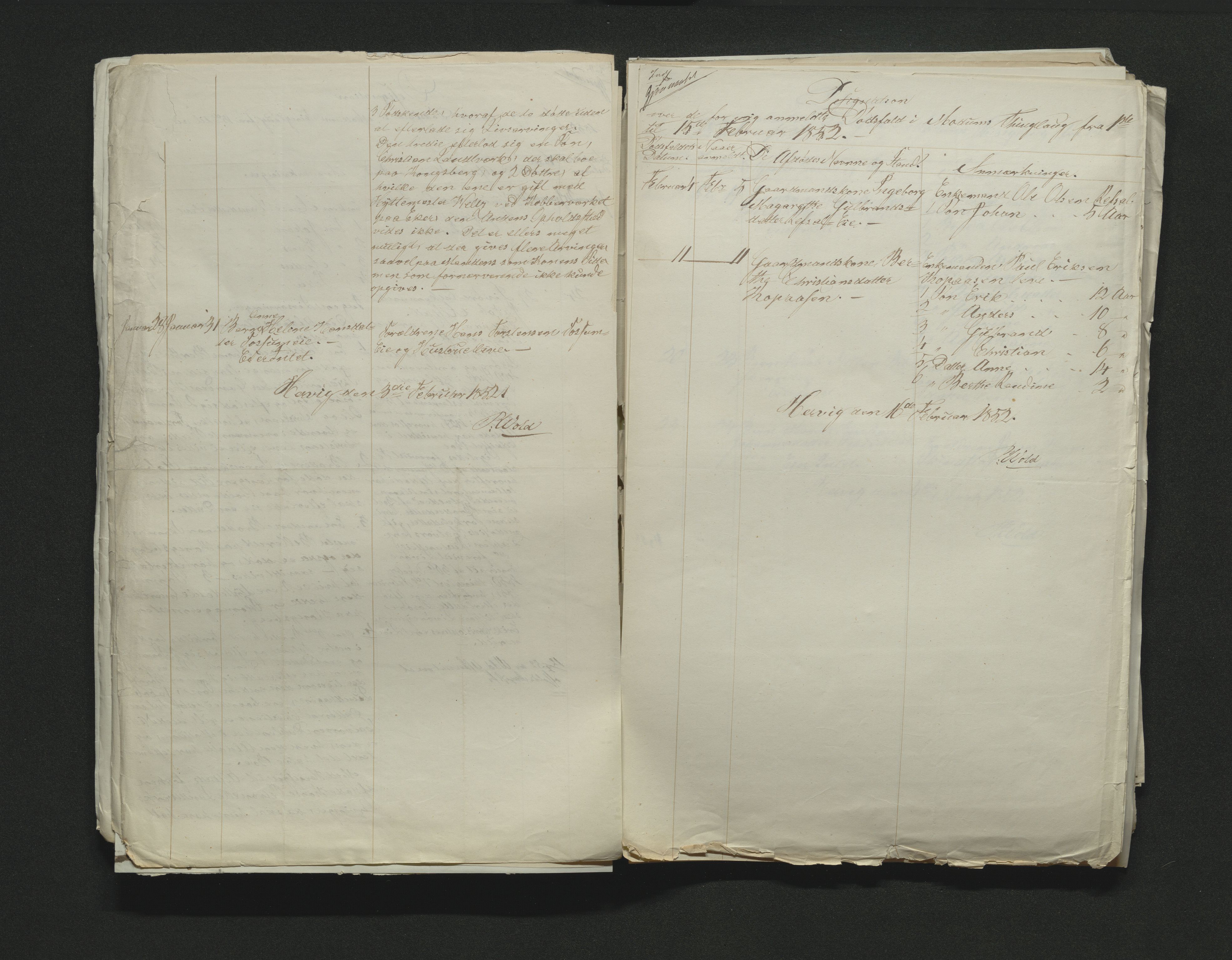 Eiker, Modum og Sigdal sorenskriveri, AV/SAKO-A-123/H/Ha/Hab/L0008: Dødsfallsmeldinger, 1850-1853