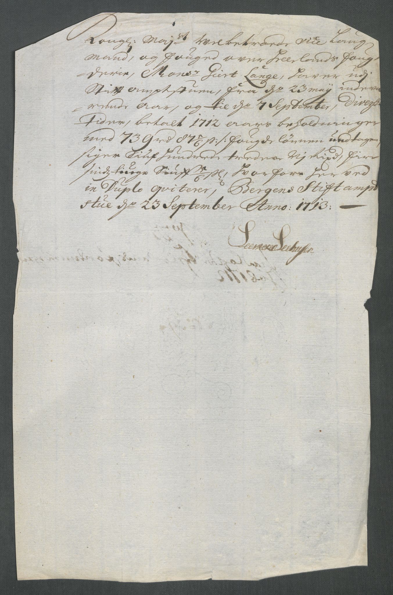 Rentekammeret inntil 1814, Reviderte regnskaper, Fogderegnskap, AV/RA-EA-4092/R65/L4512: Fogderegnskap Helgeland, 1712-1713, p. 166