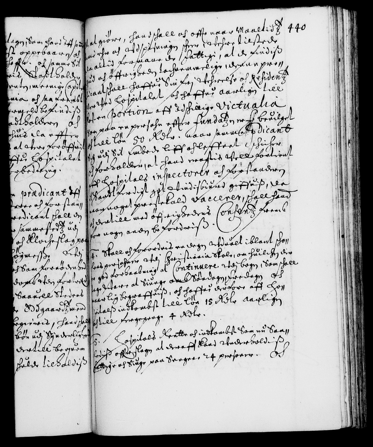 Danske Kanselli 1572-1799, AV/RA-EA-3023/F/Fc/Fca/Fcaa/L0008: Norske registre (mikrofilm), 1651-1656, p. 440a