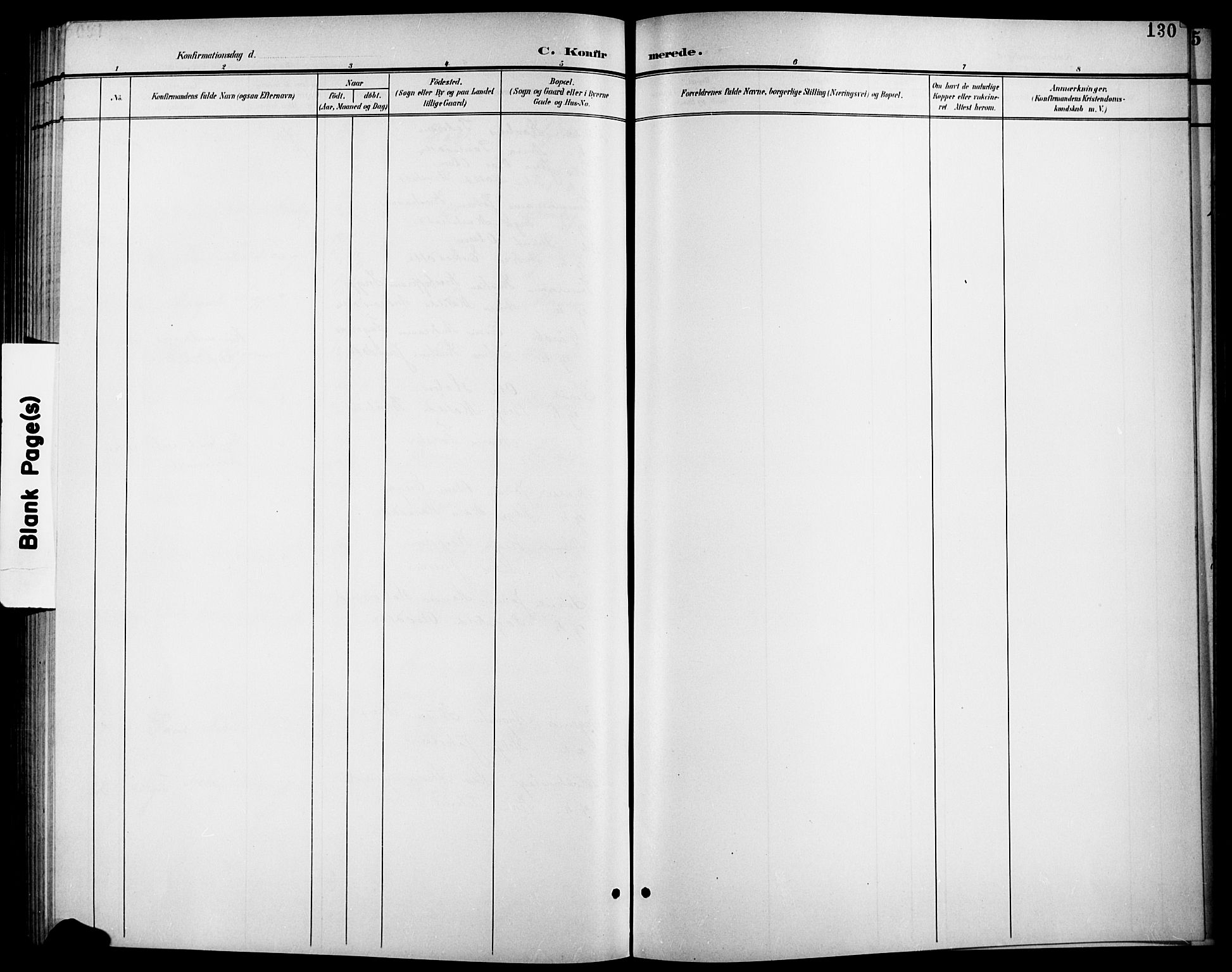 Aurskog prestekontor Kirkebøker, AV/SAO-A-10304a/G/Gb/L0002: Parish register (copy) no. II 2, 1901-1926, p. 130