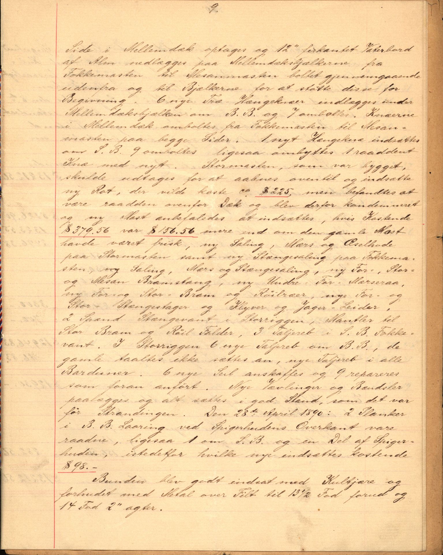 Pa 63 - Østlandske skibsassuranceforening, VEMU/A-1079/G/Ga/L0024/0002: Havaridokumenter / Terpsichore, Roecliff, Rolfsøen, Skjold, Sirius, 1889, p. 26