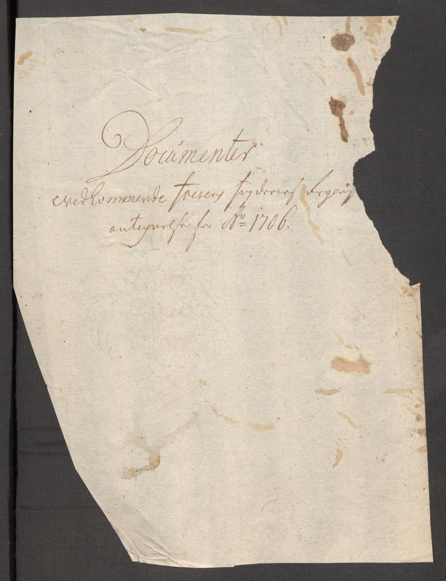 Rentekammeret inntil 1814, Reviderte regnskaper, Fogderegnskap, AV/RA-EA-4092/R57/L3857: Fogderegnskap Fosen, 1706-1707, p. 174