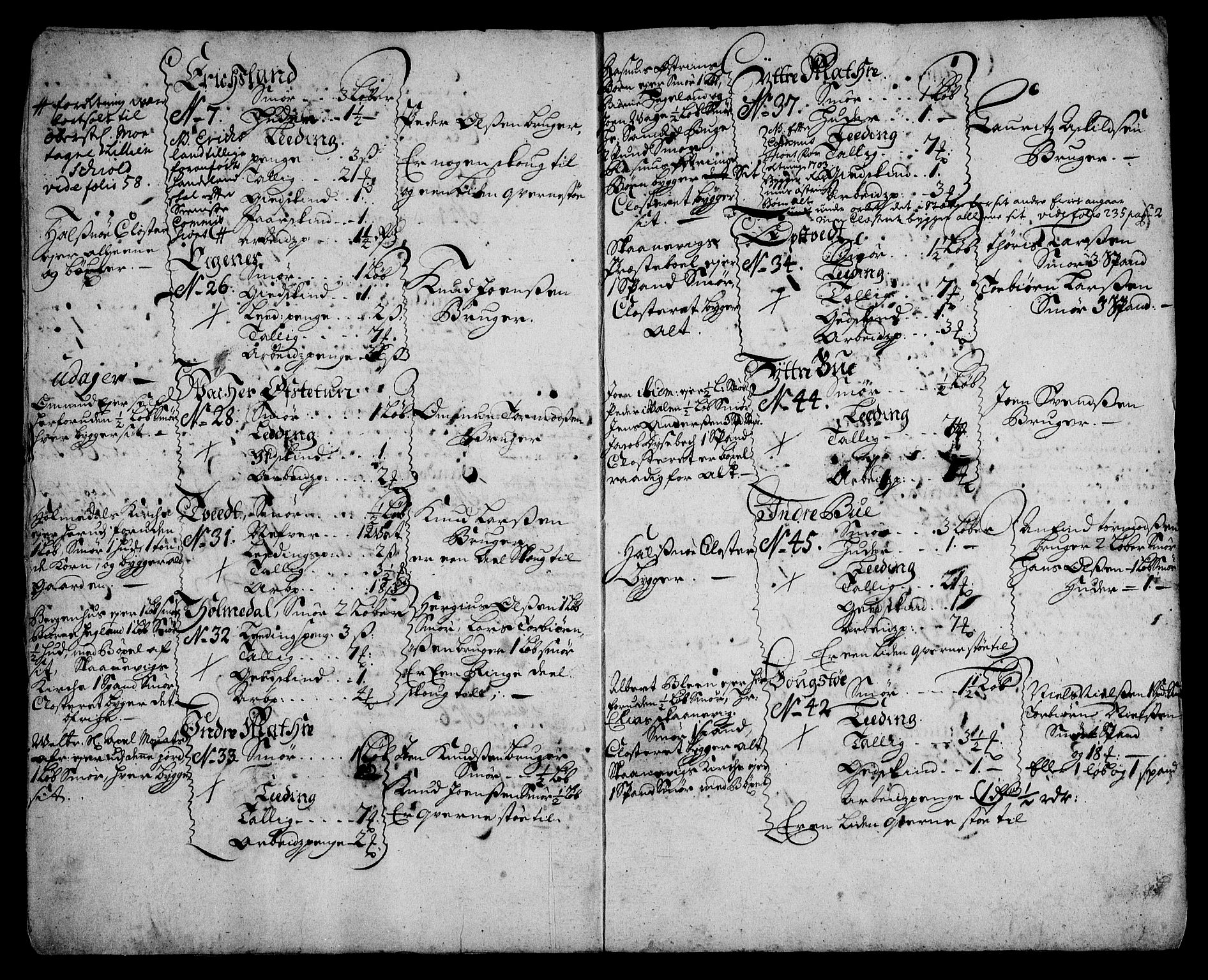 Rentekammeret inntil 1814, Realistisk ordnet avdeling, AV/RA-EA-4070/On/L0005: [Jj 6]: Forskjellige dokumenter om Halsnøy klosters gods, 1697-1770, p. 37