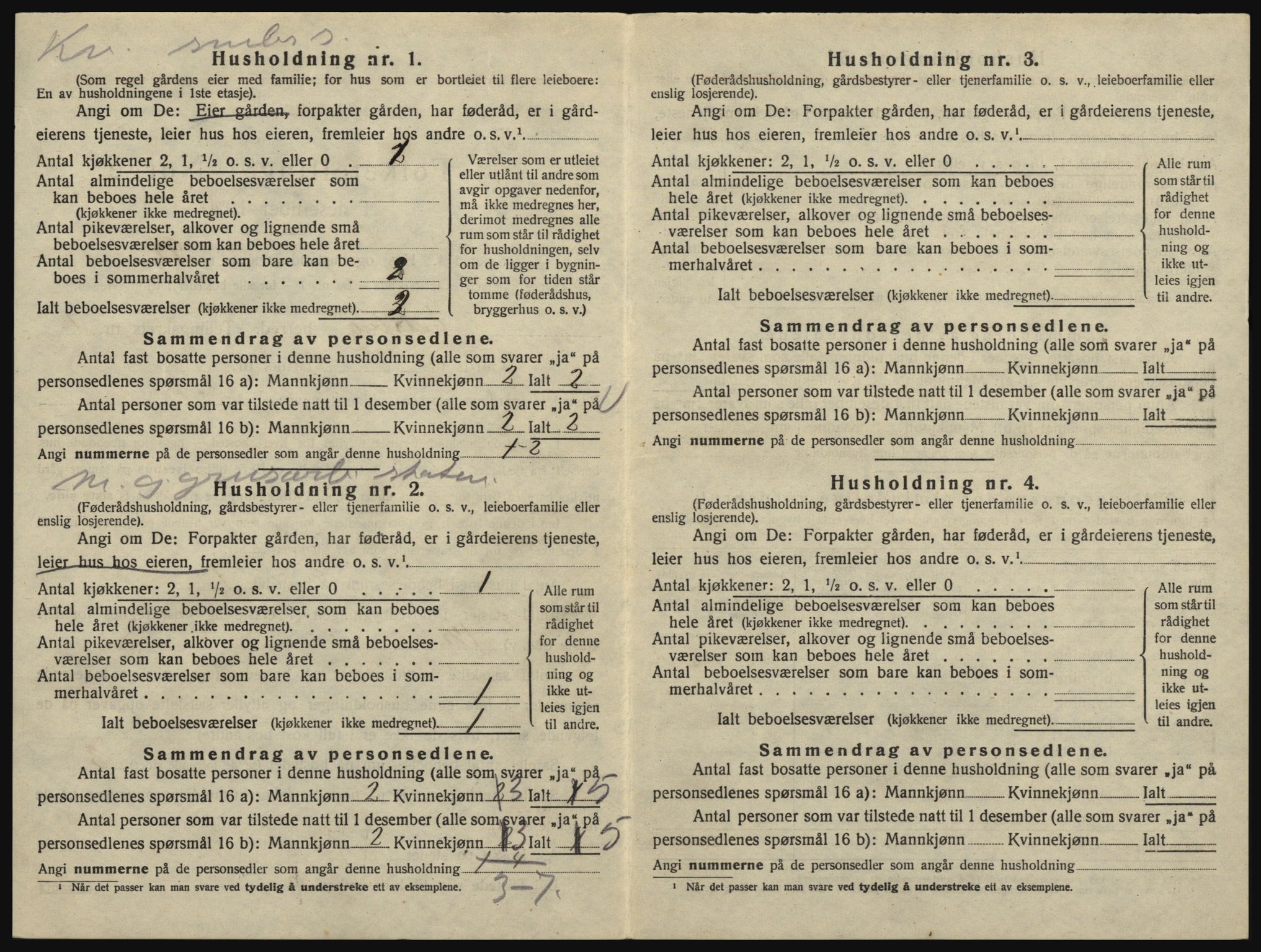 SAO, 1920 census for Eidsberg, 1920, p. 224